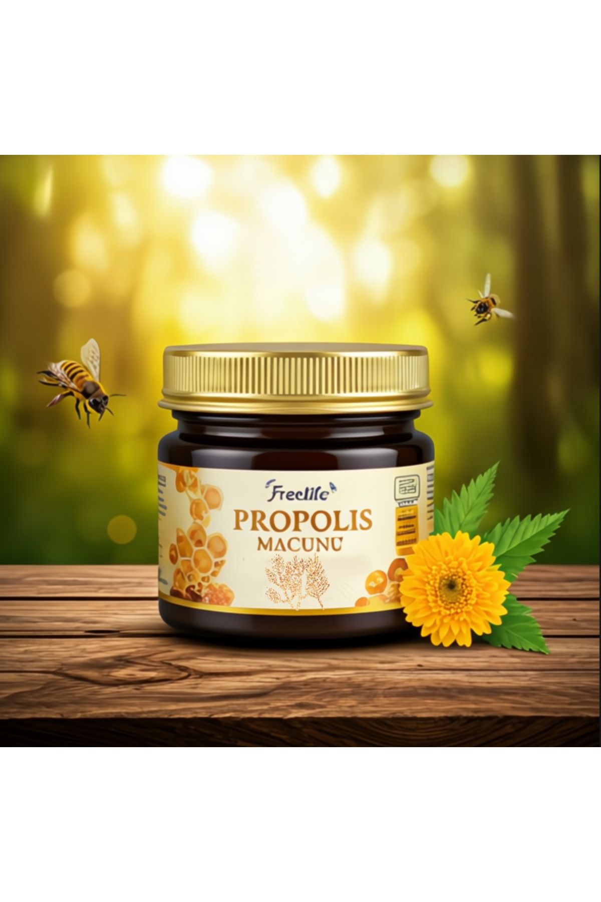 Freelife Propolis Macun - Glikoz Içermeyen Arı Sütü - Bal Ve Polenli Propolis Macun