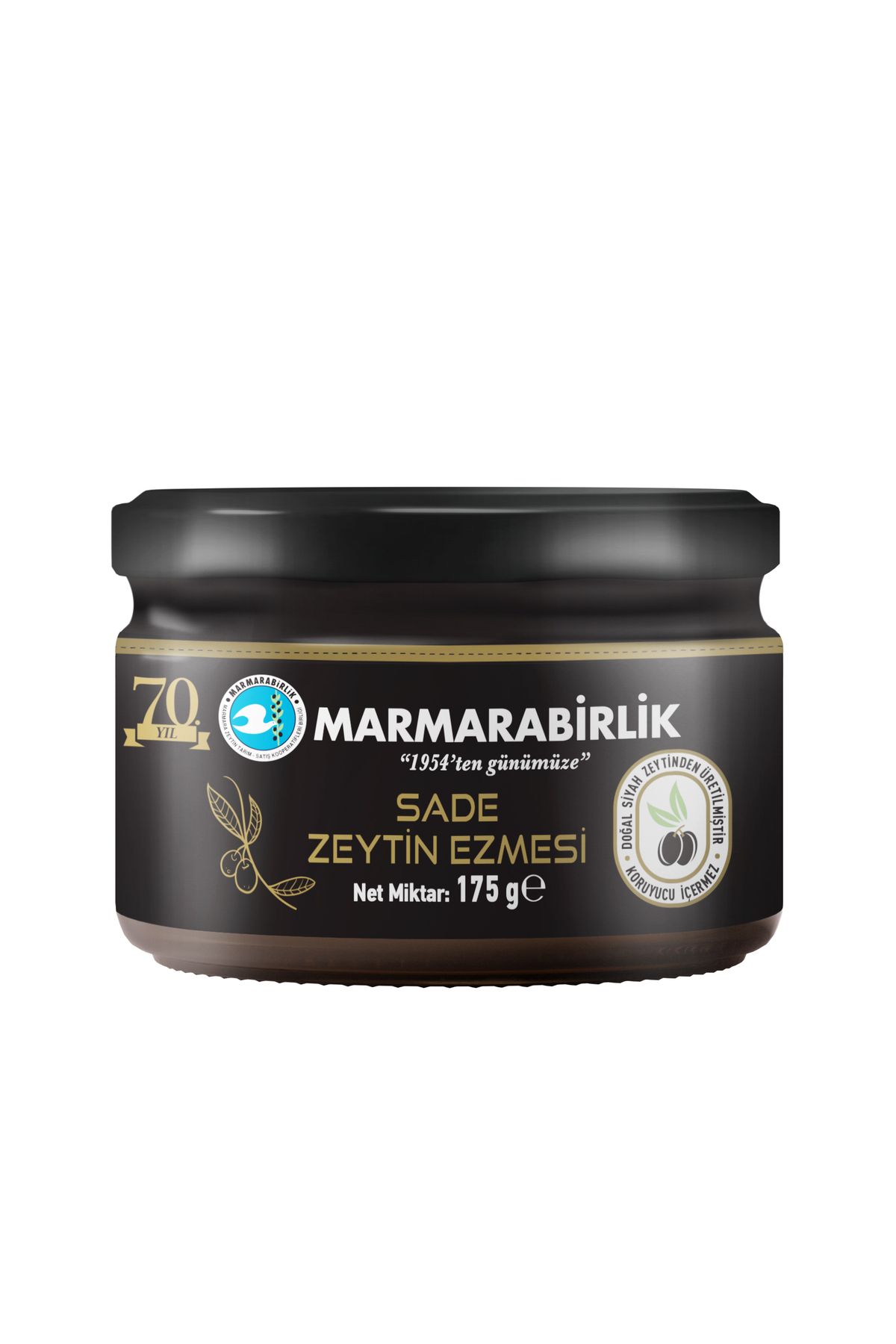 MarmaraBirlik Cam Sade Ezme 175 gr X12 Adet