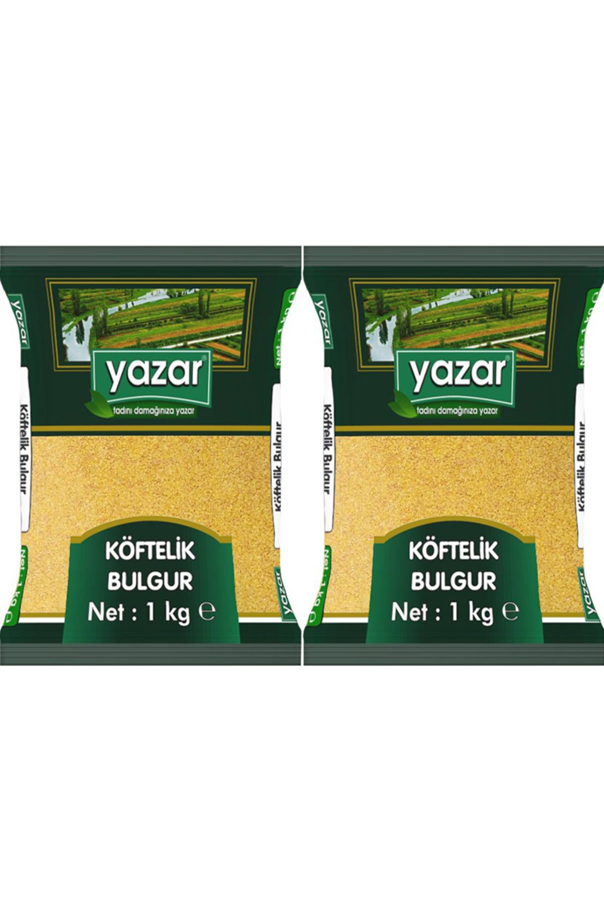 YAZAR Köftelik Bulgur 1 Kg x 2 Paket