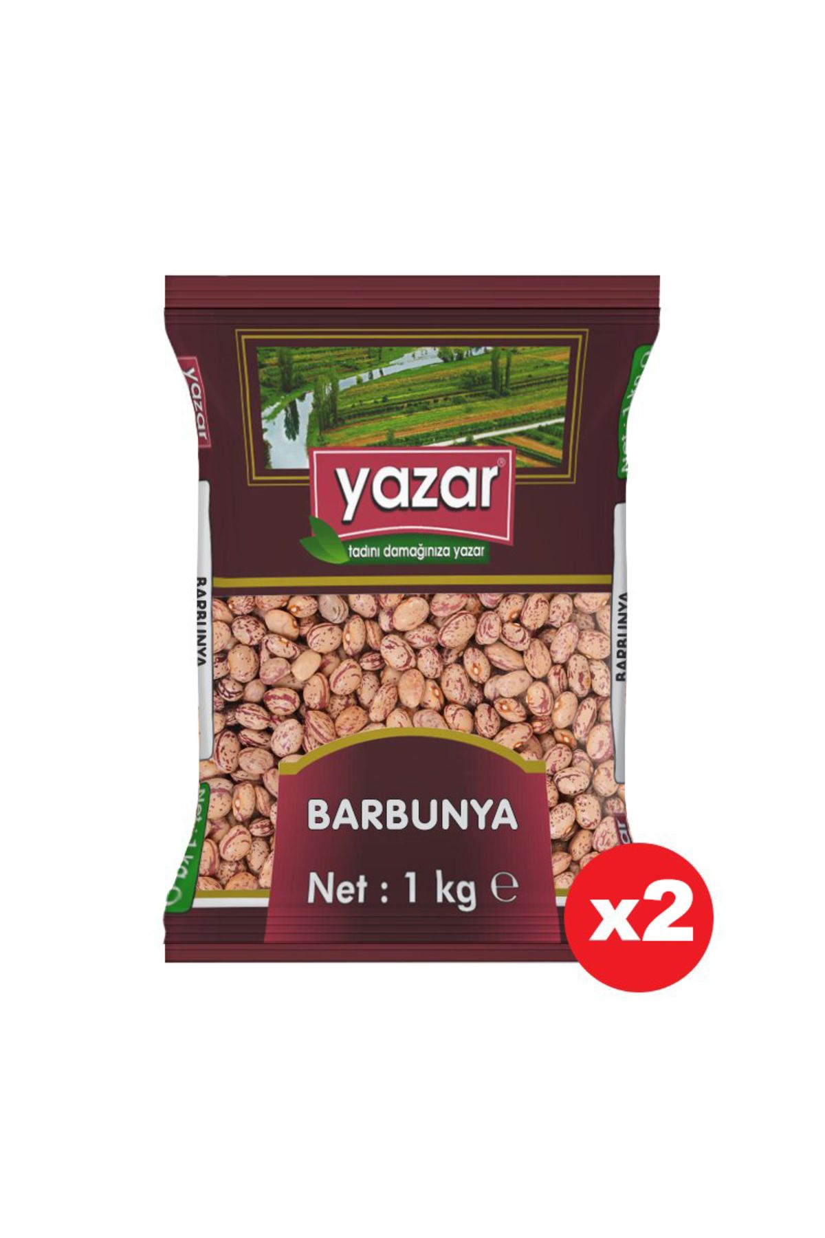 YAZAR Barbunya Fasülye 1KGX2