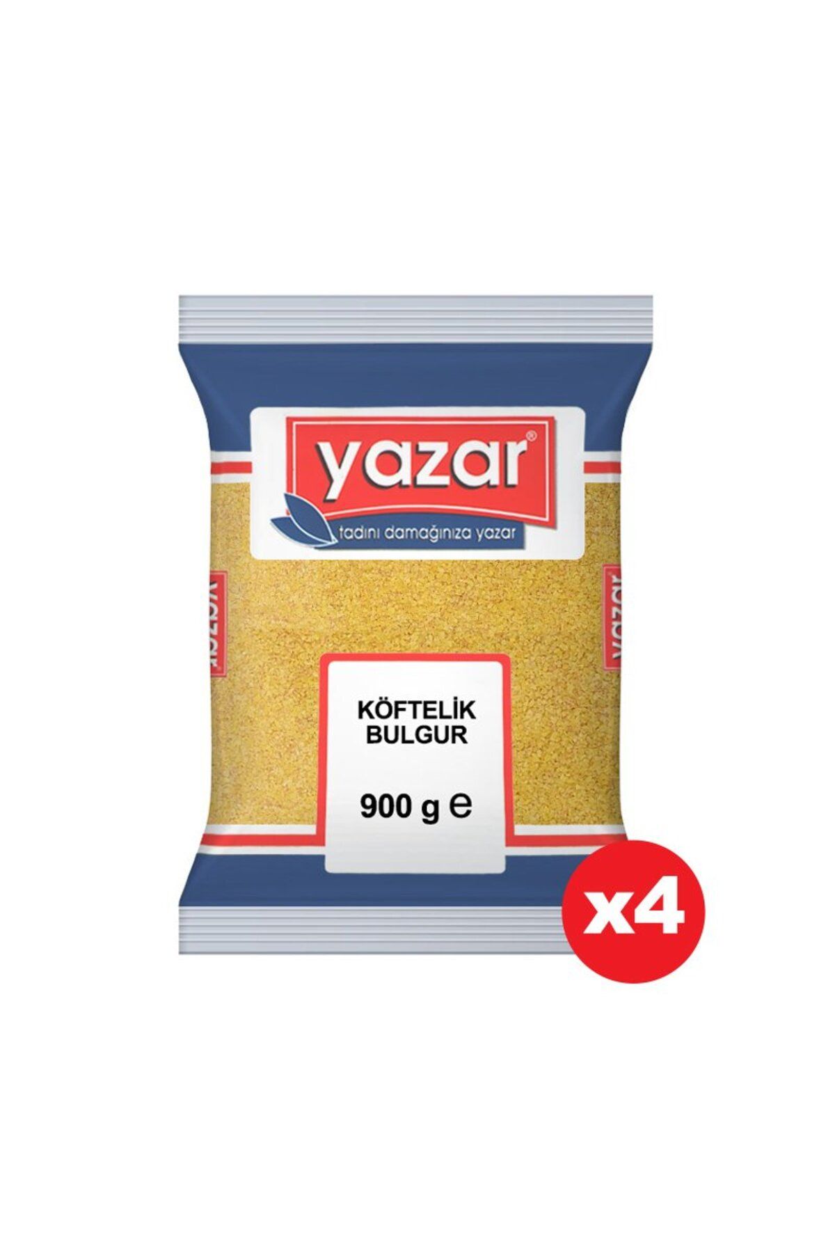 YAZAR Köftelik Bulgur 900 Gr. x 4 Adet