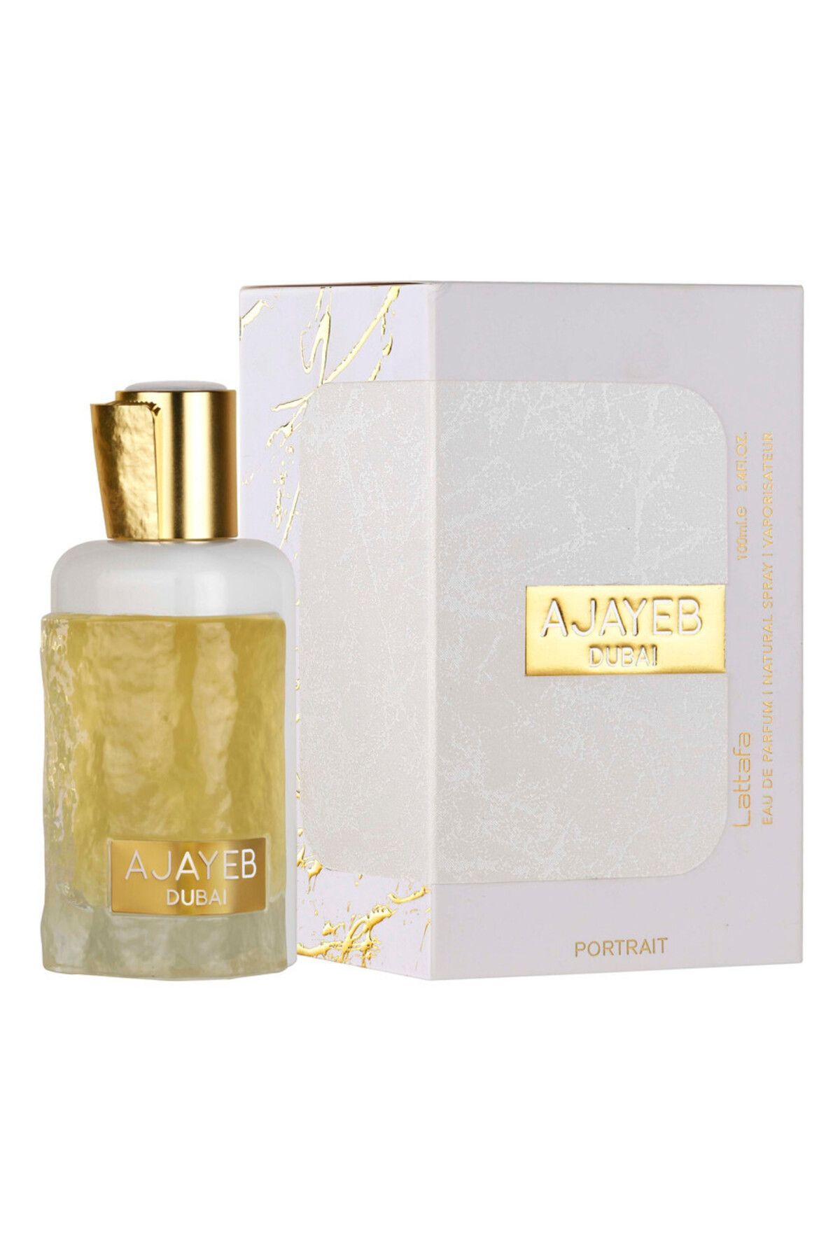 ست عطر مردانه و زنانه AJAYEB DUBAI پرتره LATTAFA EAU DE PARFUM 100ML Lattafa