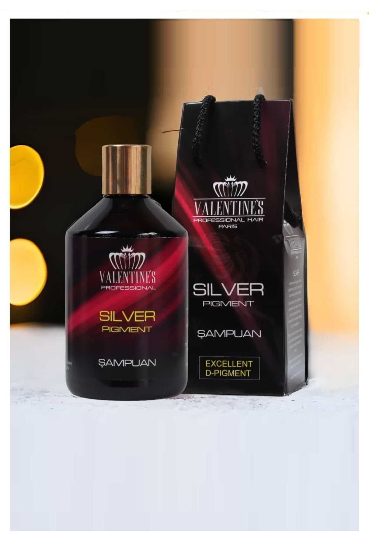 VALENTINES PROFESSIONAL Premium Silver Pigment Mor Şampuan / Her Yıkamada Kuaförden Yeni Çıkmış Gibi-7