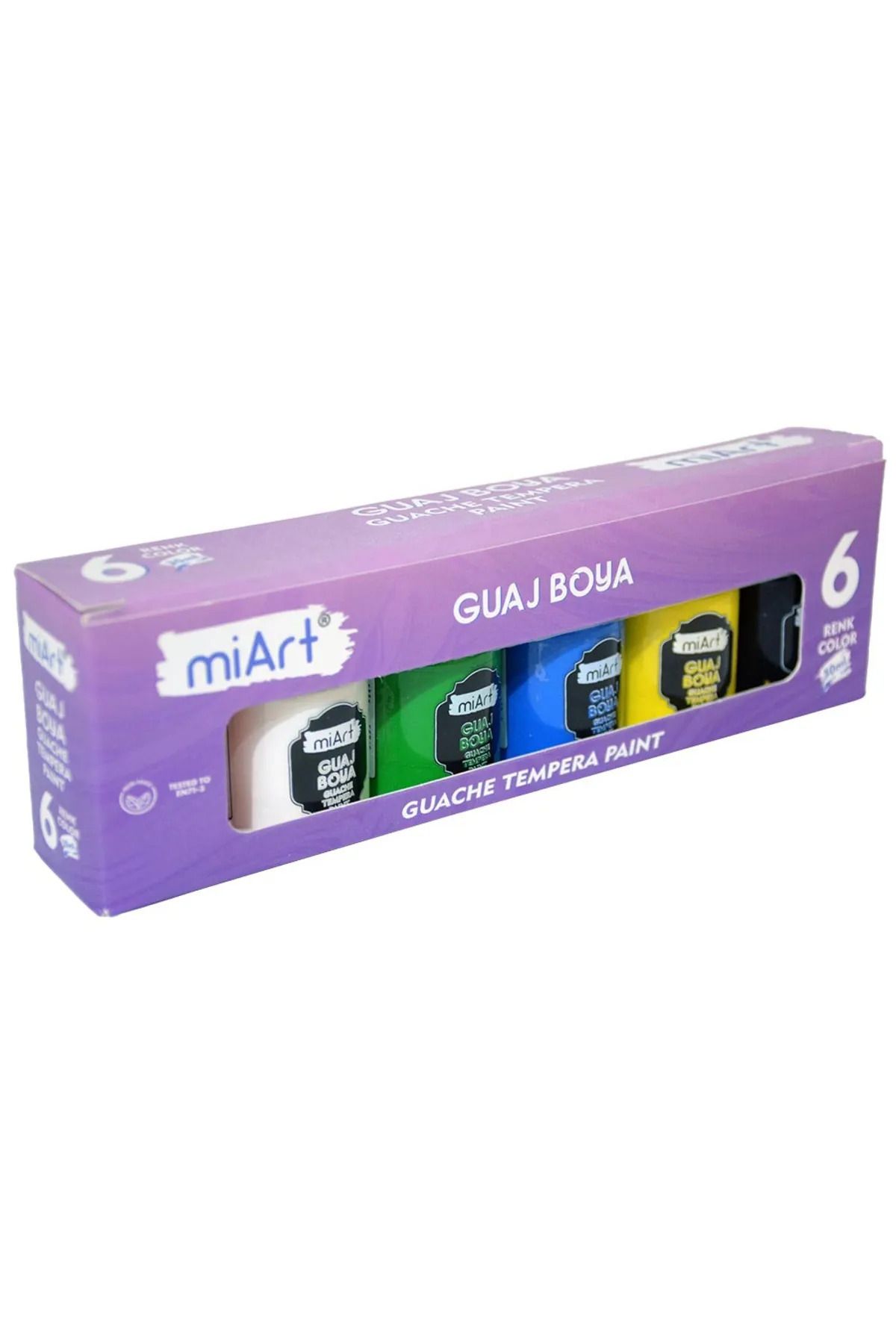 MİART miart guaj boya 6 renk 30 ml