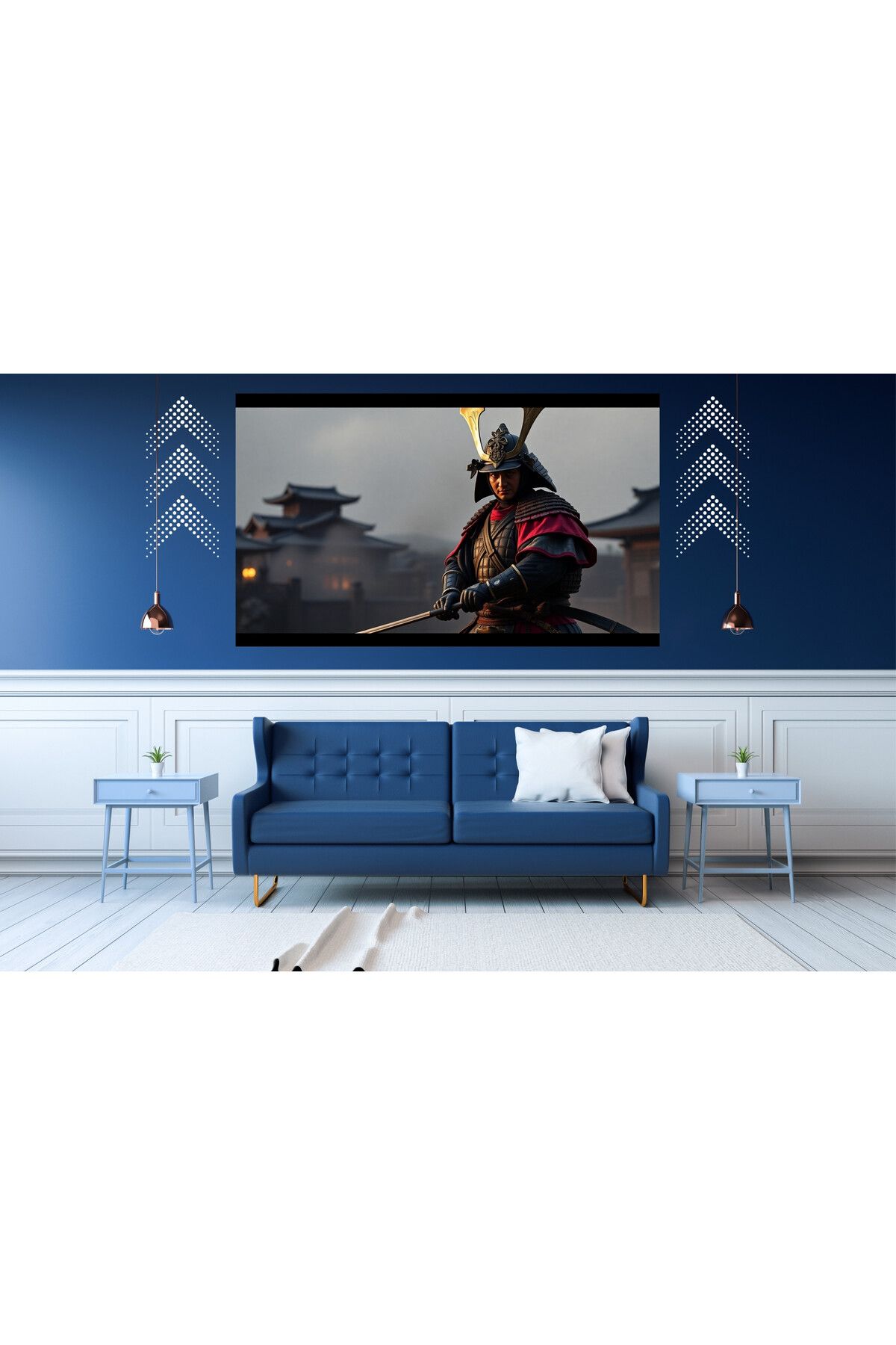 Ti Play Tİ-PLAY MINATO 60X90CM MODERN SAMURAY PVC ÇERÇEVESİZ TABLO