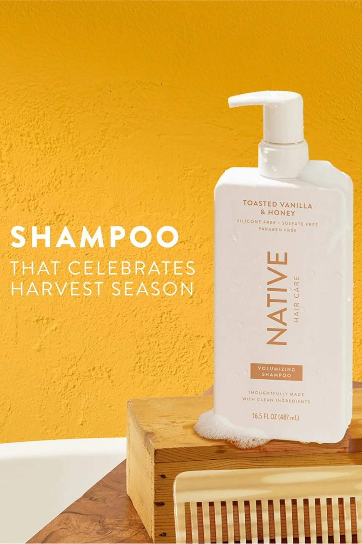 Native-Toasted Vanilla & Honey Volumizing Shampoo 487ml 3