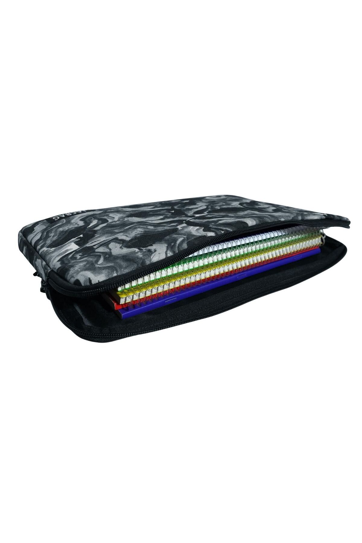 Jacbag-Gray Camouflage A4 Briefcase Notebook and Tablet Carry Bag/Case 2