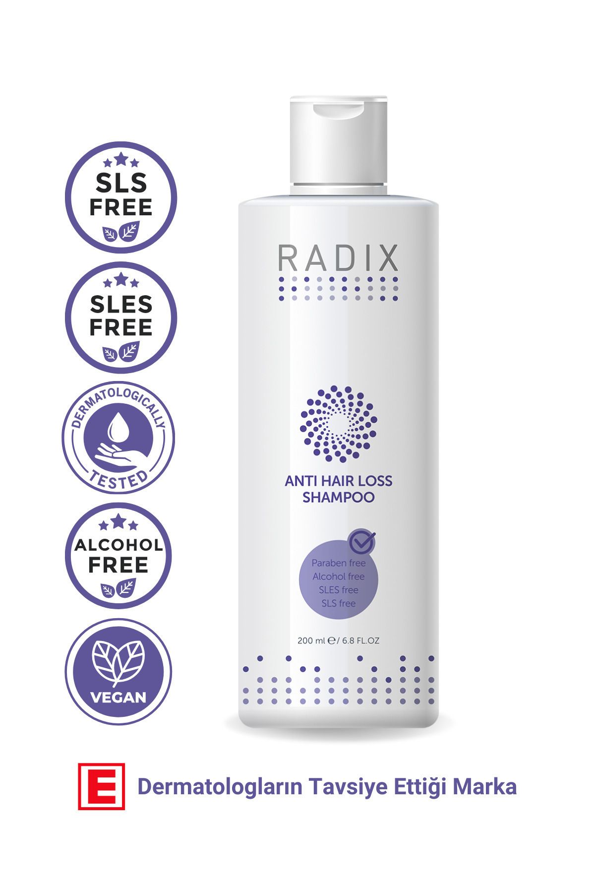 Radix Saç Dökülme Karşıtı Şampuan - Anti Hair Loss Shampoo 200 Ml 8681877436219-2