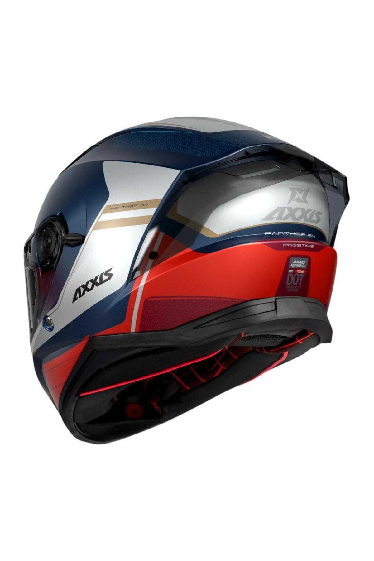 Axxis Panther Sv Prestıge C7 Matt Blue Kapalı Kask - Fiyatı, Yorumları