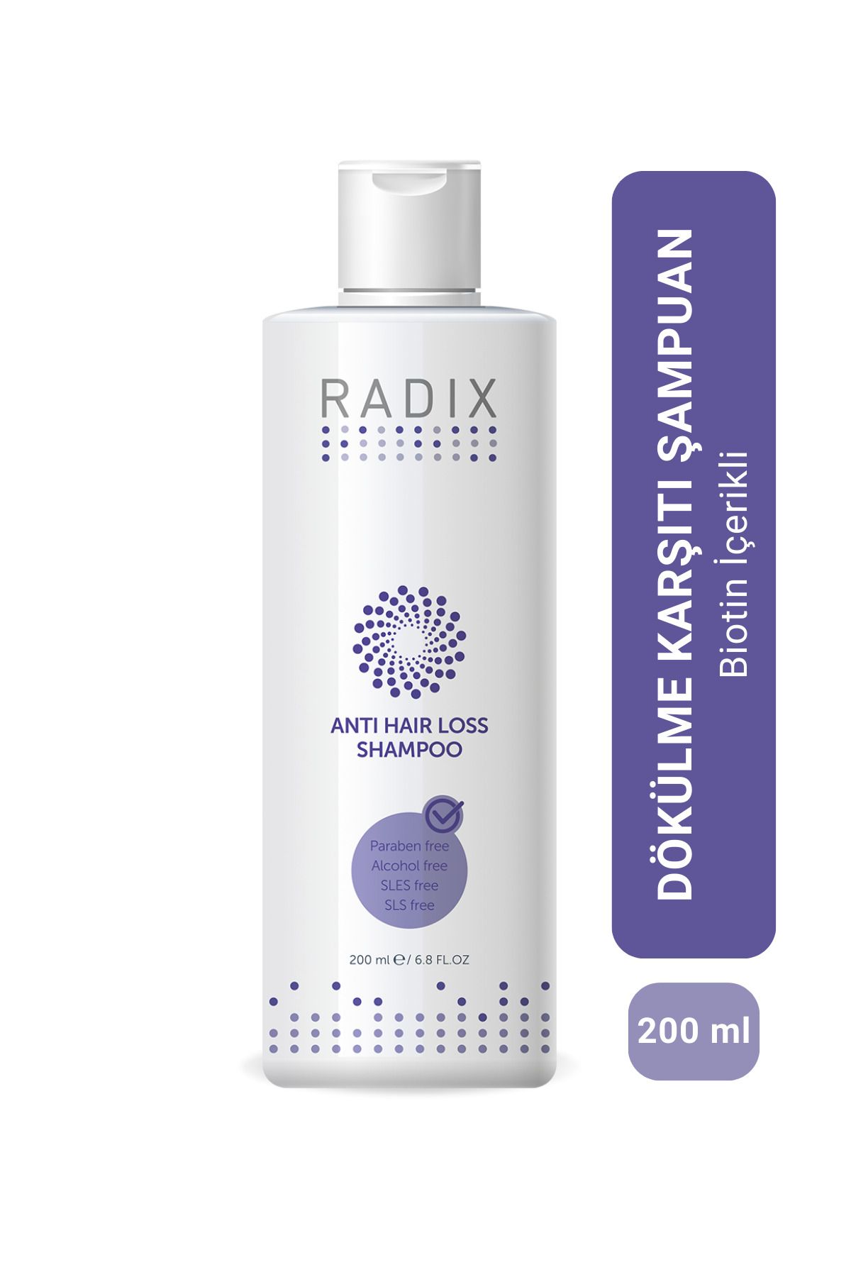 Radix Saç Dökülme Karşıtı Şampuan - Anti Hair Loss Shampoo 200 Ml 8681877436219-1