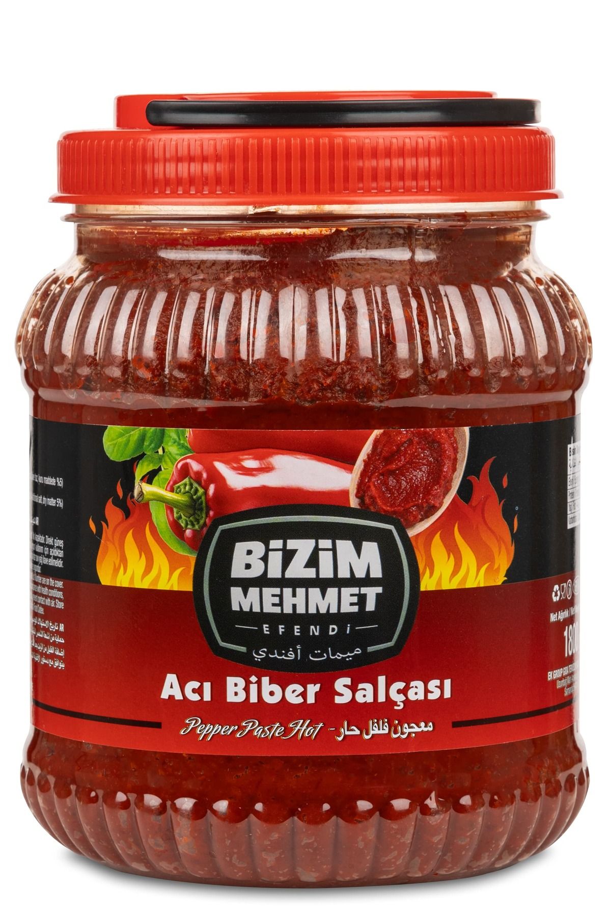 BİZİM MEHMET EFENDİ Acı Biber Salçası 1800gr