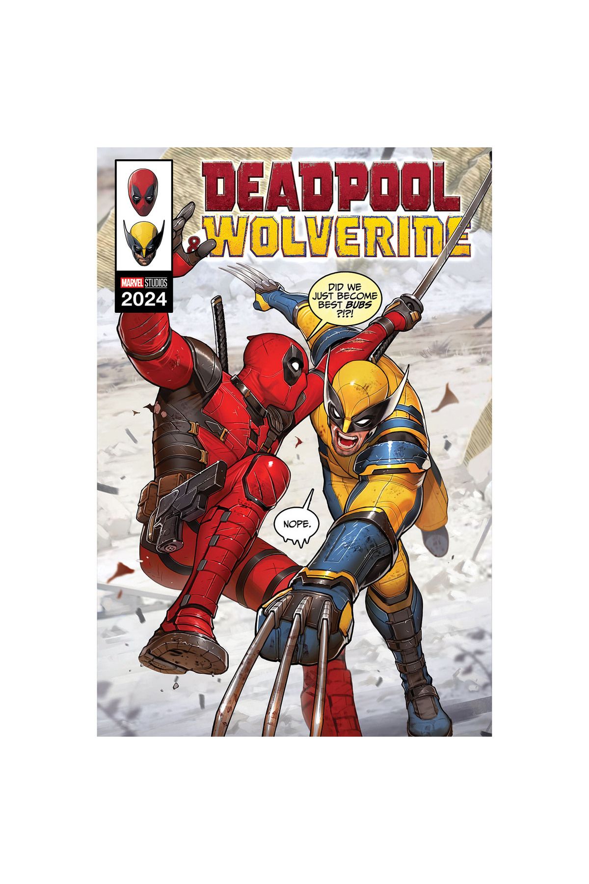 Prime 3D Marvel Deadpool İkili Puzzle 300 Parça 10272