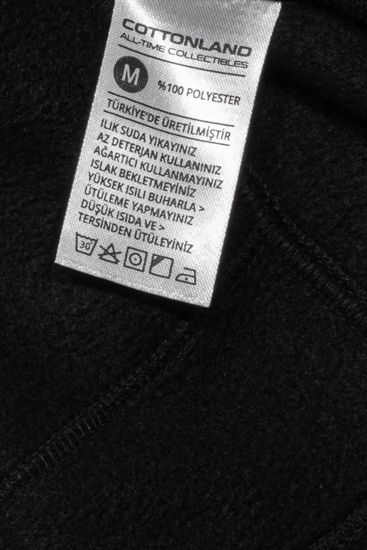 Cottonland-Women's MARISOL Regular Cut Hooded Fleece Jacket BLACK 8