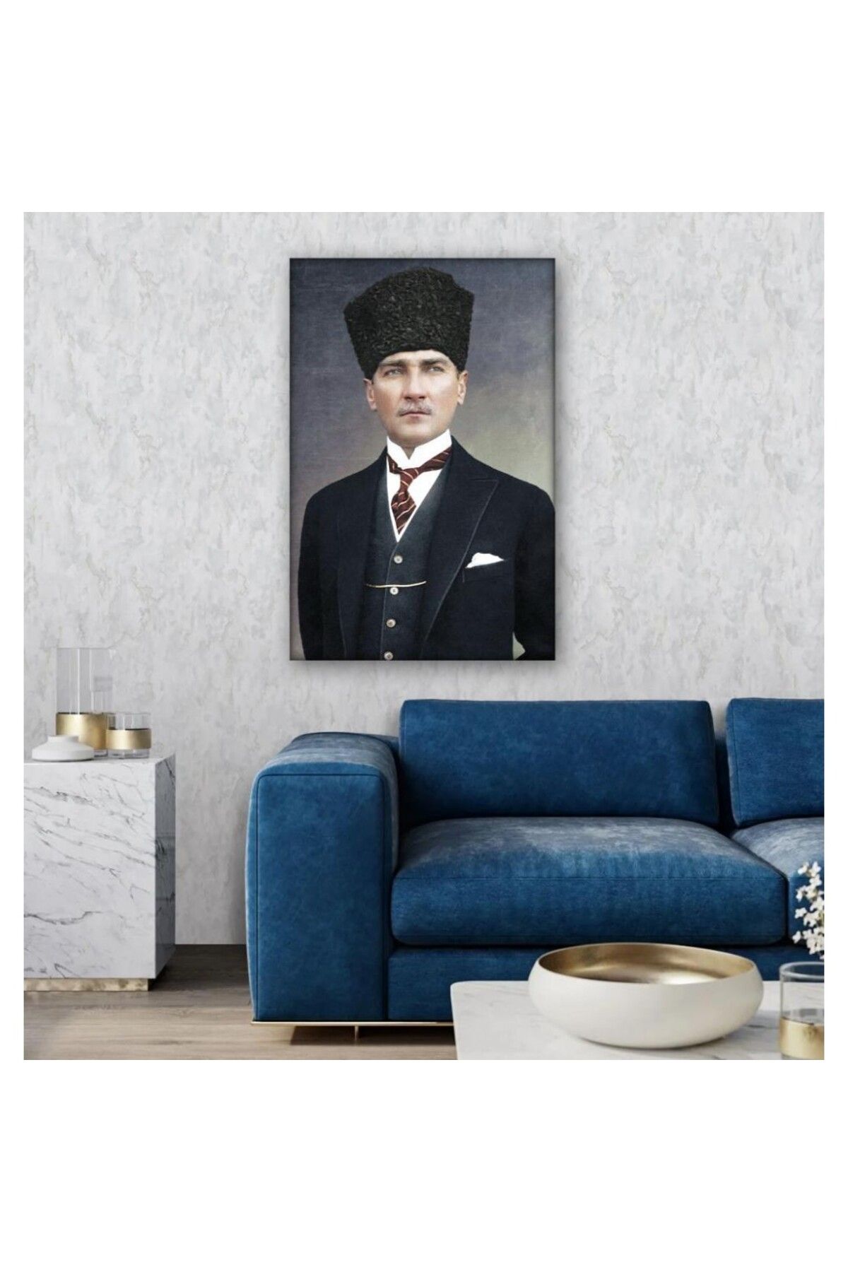 OK AKSESUAR Kanvas Tablo Atatürk (Ofis İşyeriSalon)