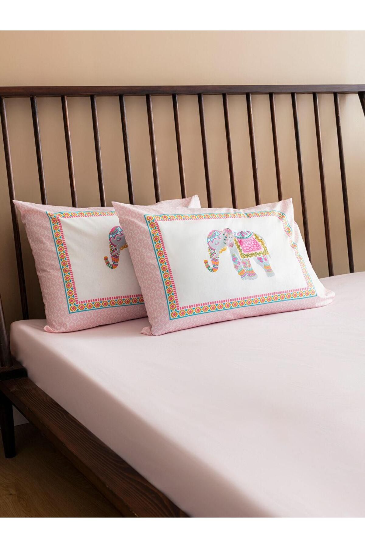LC Waikiki-Lcw Home Elephant Patterned Double Pique Set (S4) 3