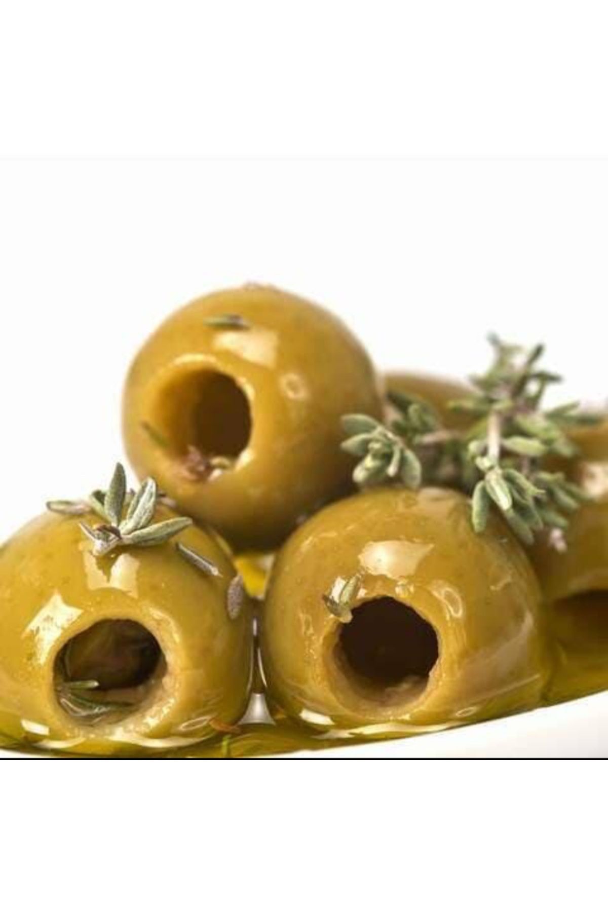 ZEYTİN KEKIKLI YEŞIL ZEYTIN ÇEKIRDEKSIZ 600 gr