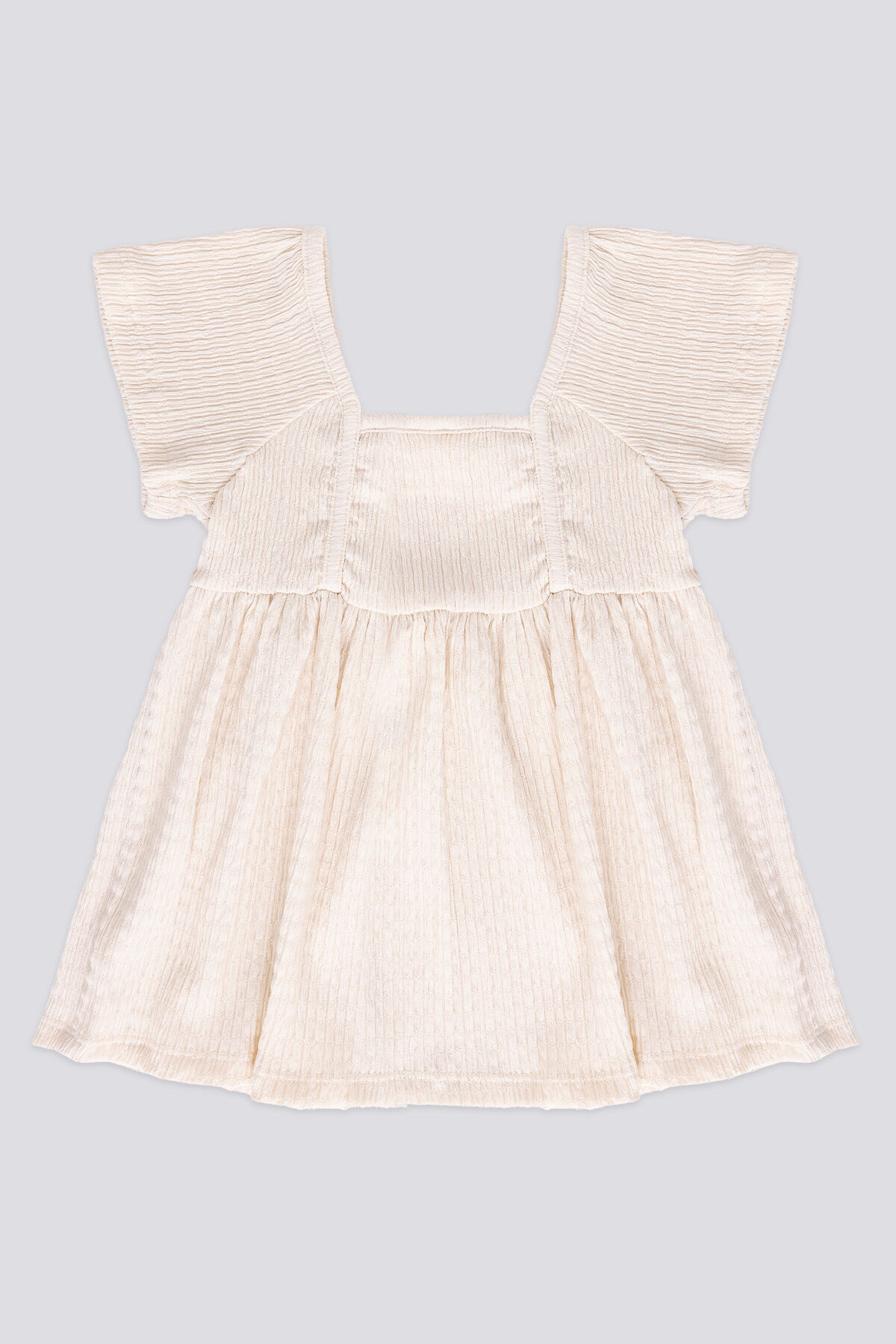 U.S. Polo Assn. U.S. Polo Assn Kız Bebek Bej Elbise fotoğrafı 2 (önizleme)