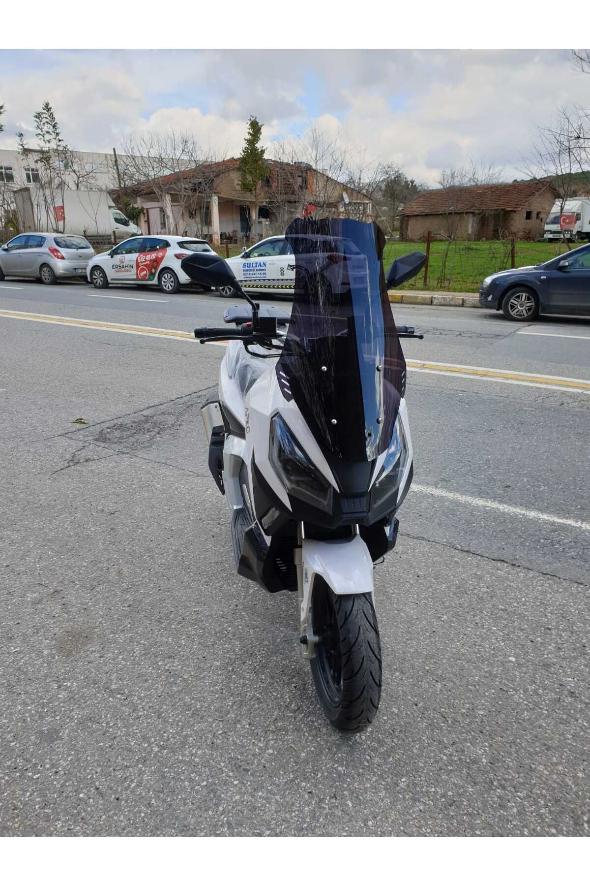 Volta Apec Apx7 Siperlik Ön Cam 2025 Model 68cm Siyah Renkli 4mm ORTA BOYLU CAM
