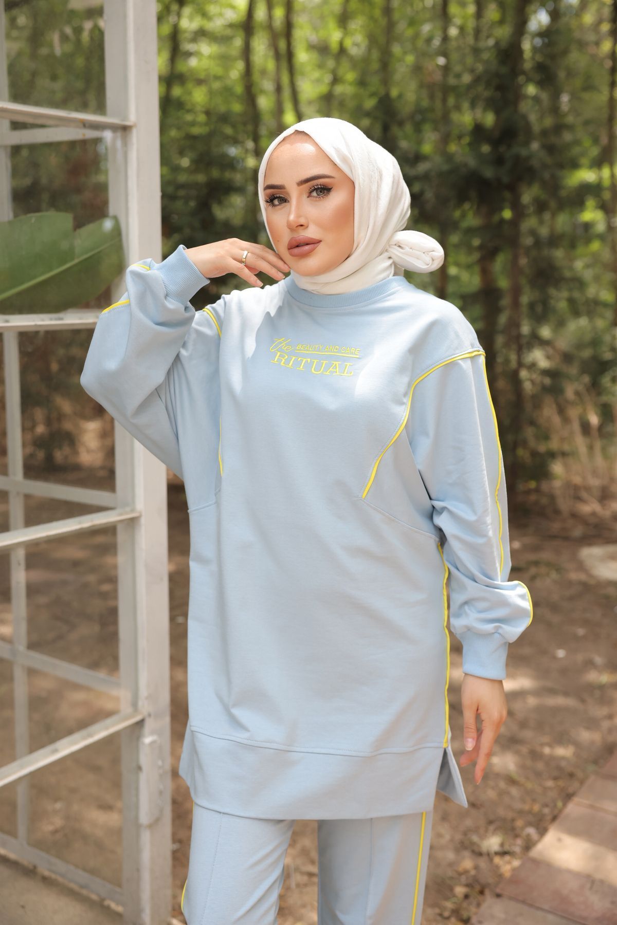 MİMİ Luxury Wear-طقم رياضي حجاب - طقم نسائي مكون من قطعتين 1