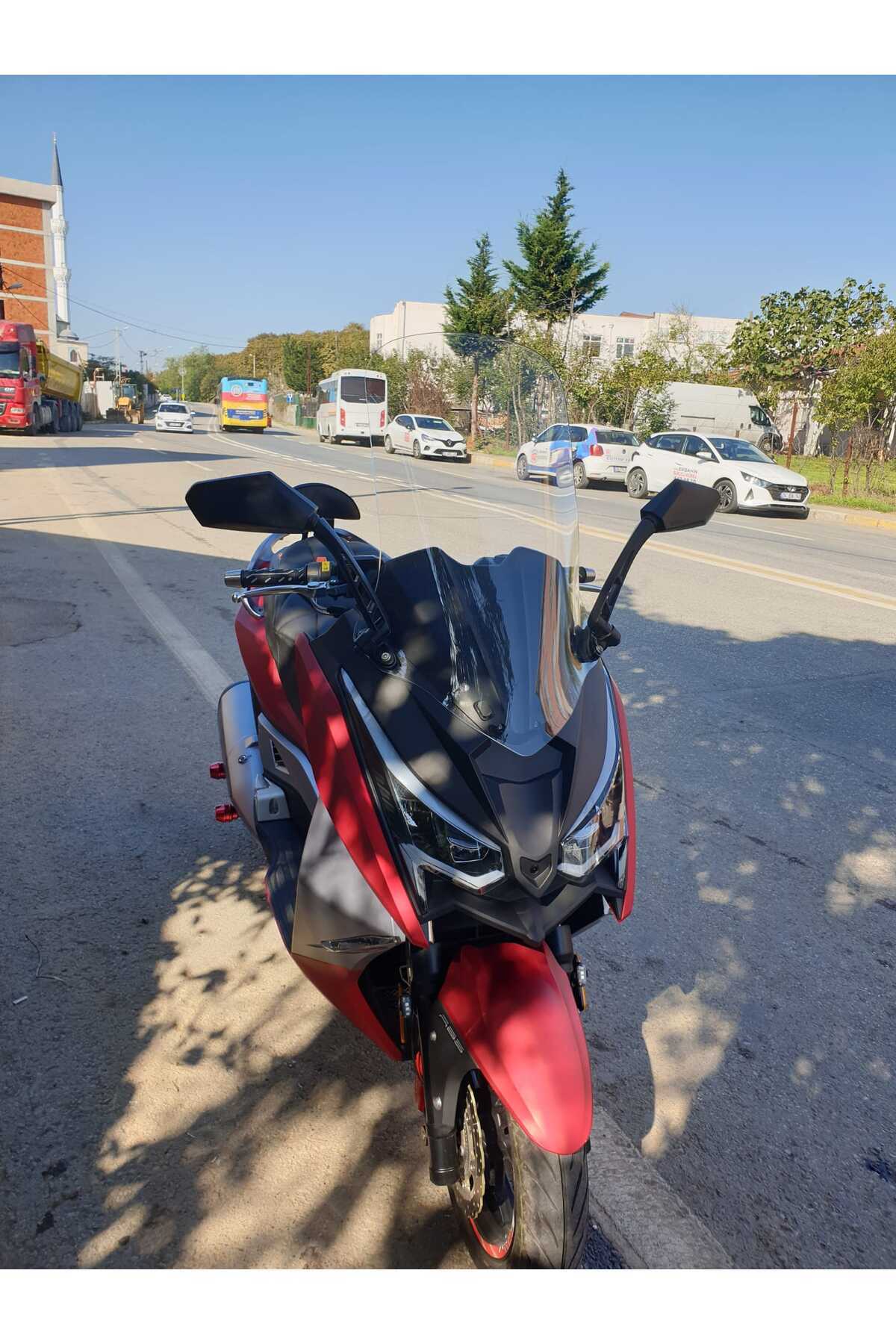 Ariic Chief 318 Siperlik Ön Cam 2023-2025 Model 75cm Şeffaf Renkli 4mm UZUN CAM