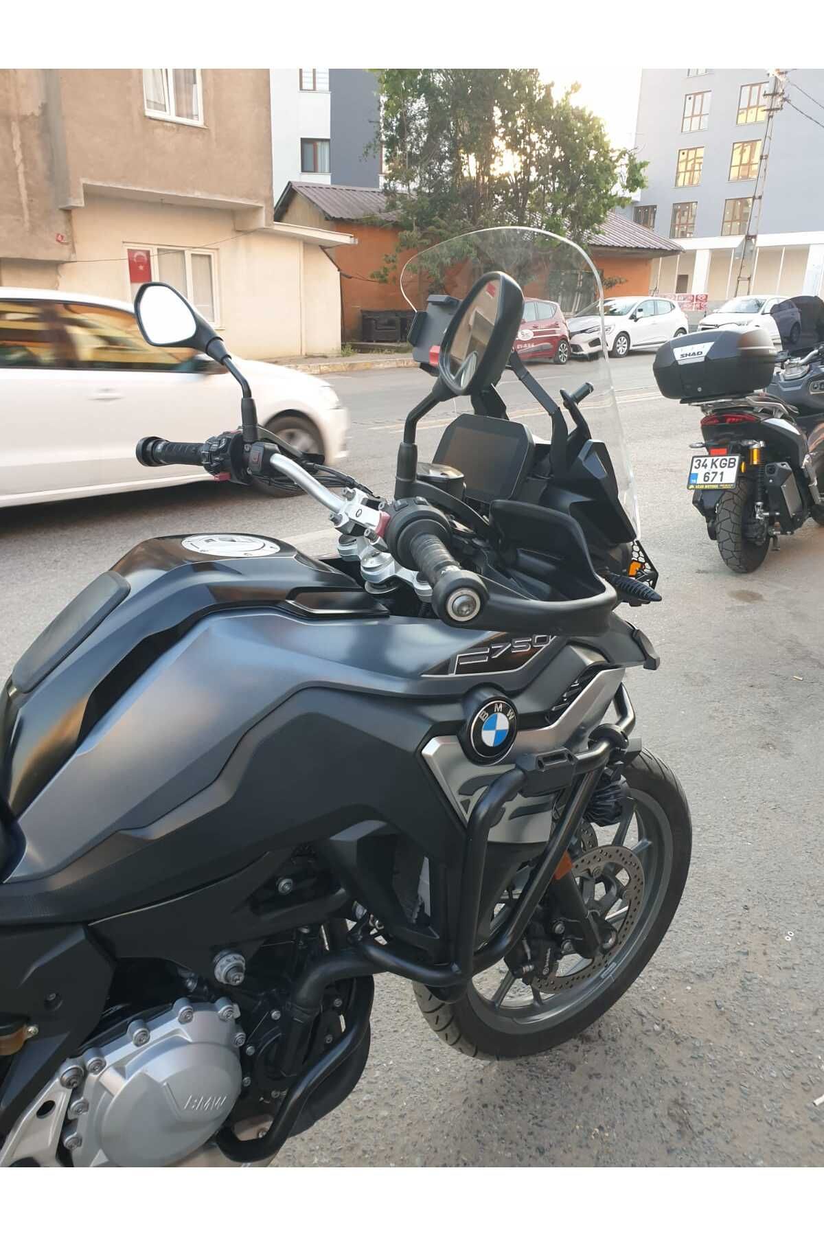 Bmw F750 Siperlik Ön Cam 2018-2023 Model 48cm Şeffaf Renkli 4mm