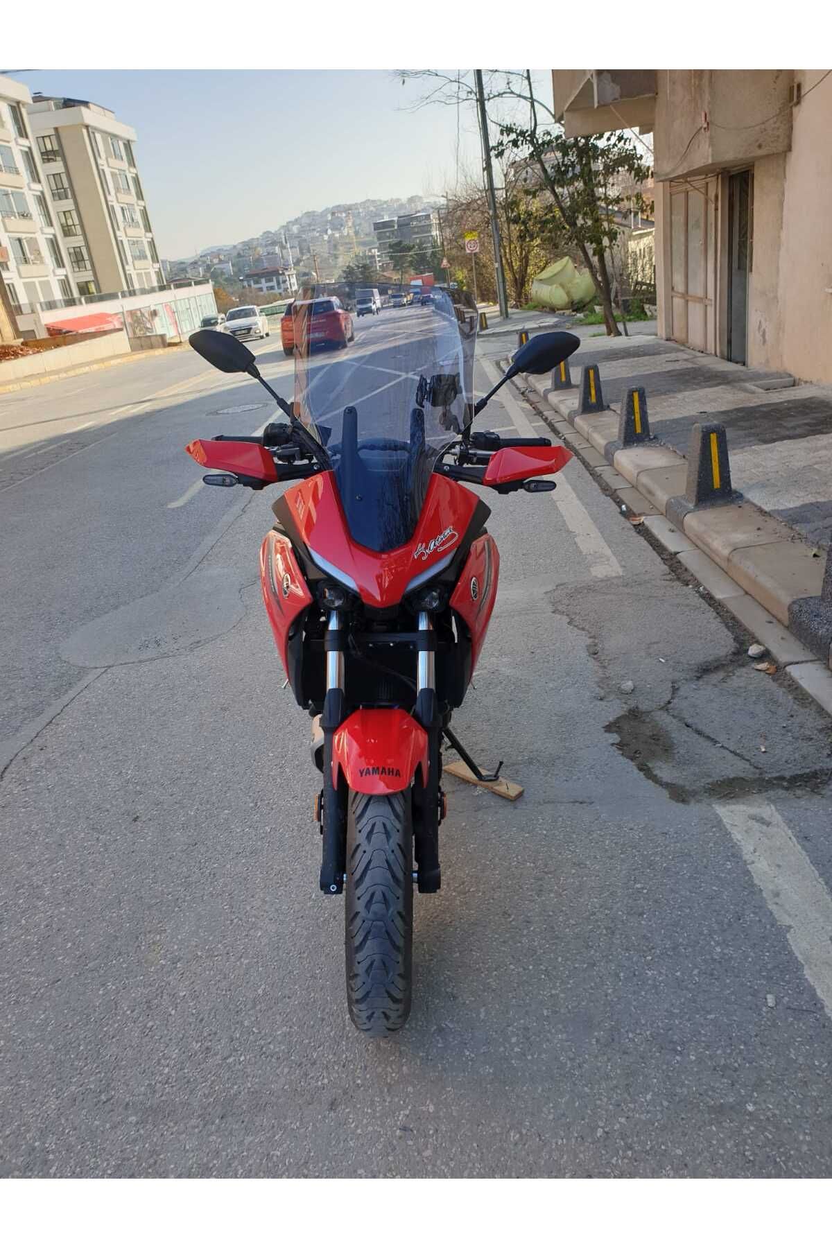Yamaha Tracer 700 Siperlik Ön Cam 2021-2025 Model 59cm Füme Renkli 4mm