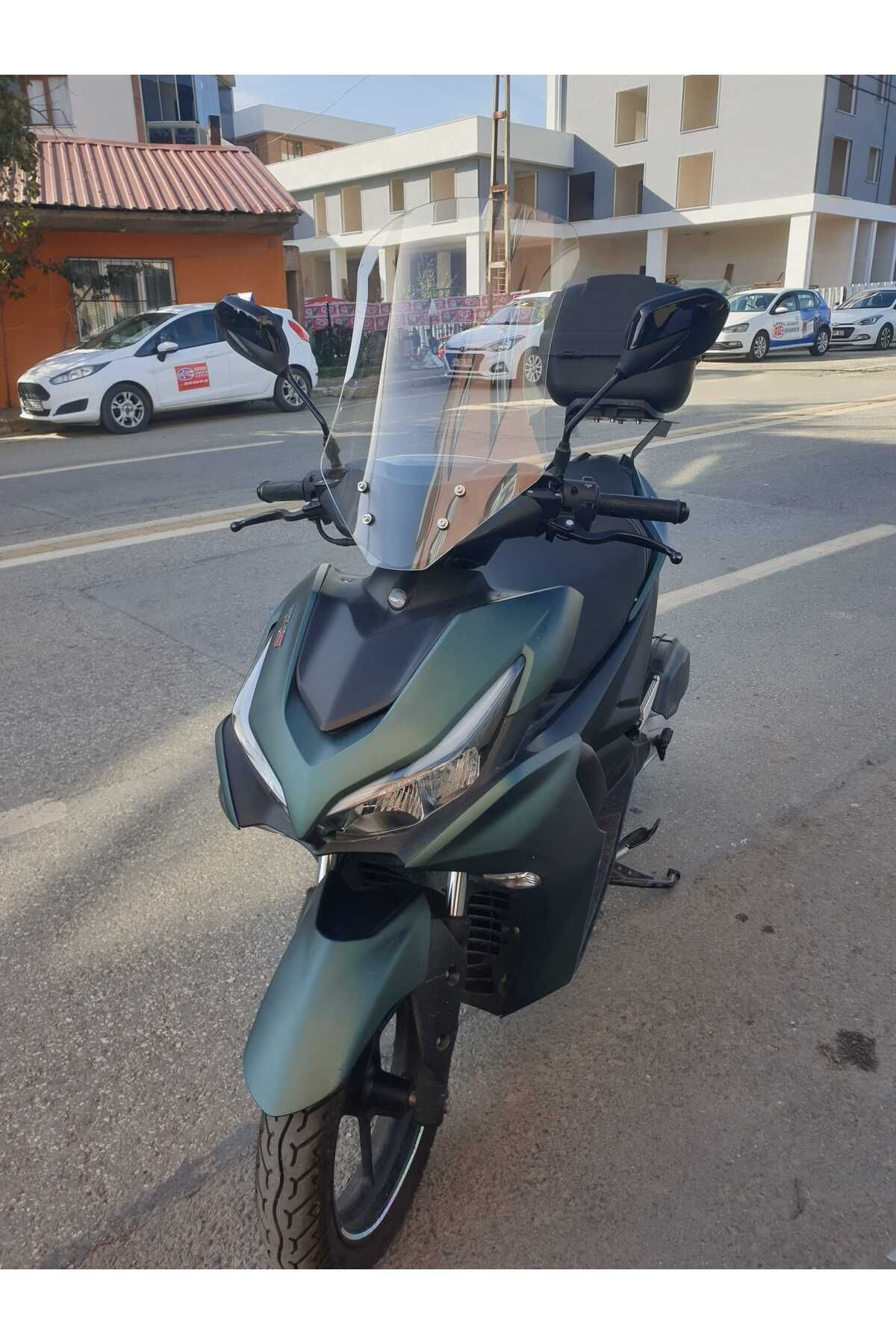 RKS Arome 125 Siperlik Ön Cam 2023-2025 Model 54cm Siyah Renkli