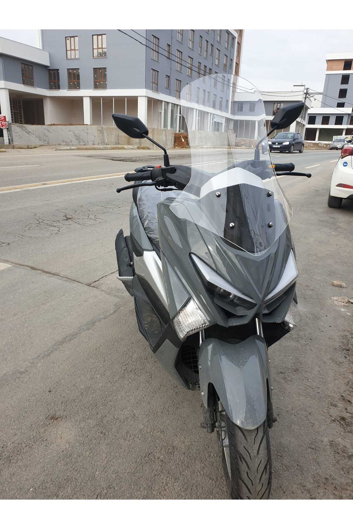 Volta Apec Apx5 Siperlik Ön Cam 2023-2025 Model 57cm Şeffaf Renkli 4mm KISA SPOR CAM