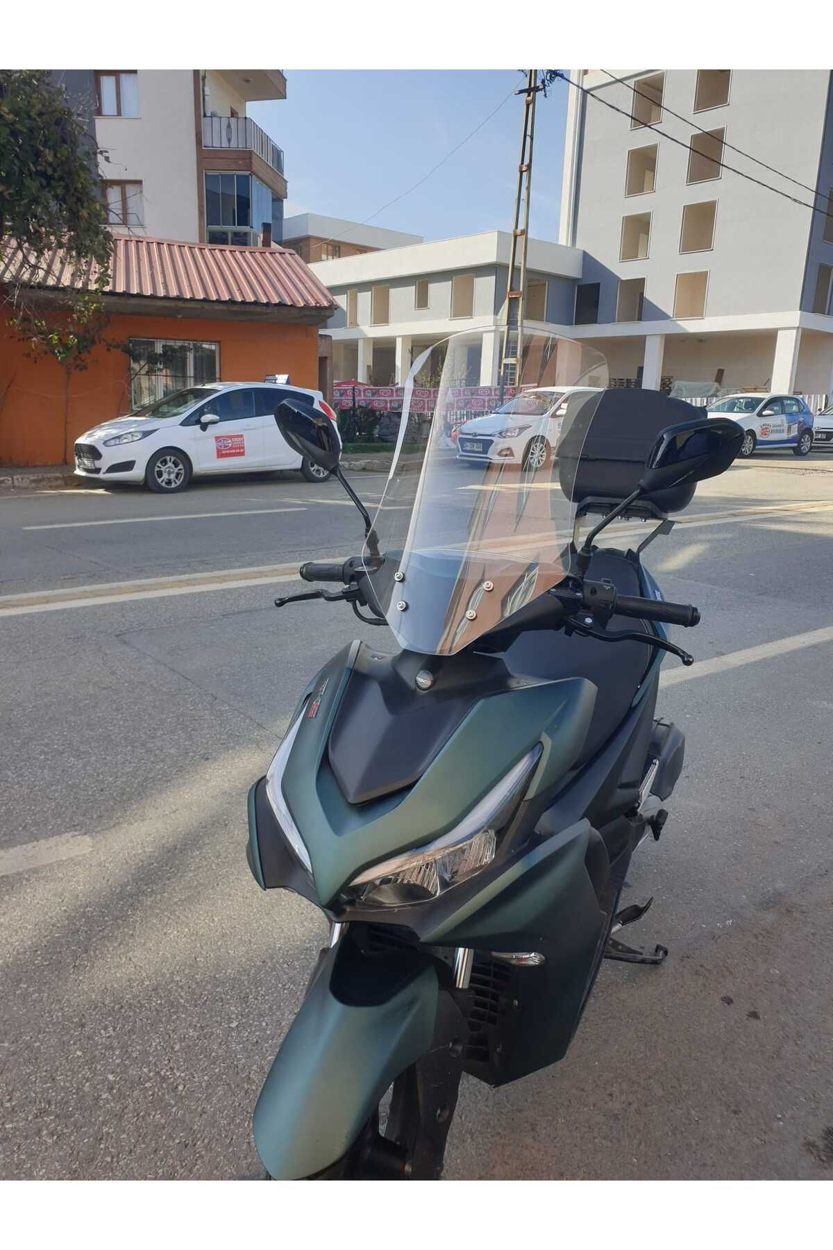 RKS Arome 125 Siperlik Ön Cam 2023-2025 Model 54cm Siyah Renkli