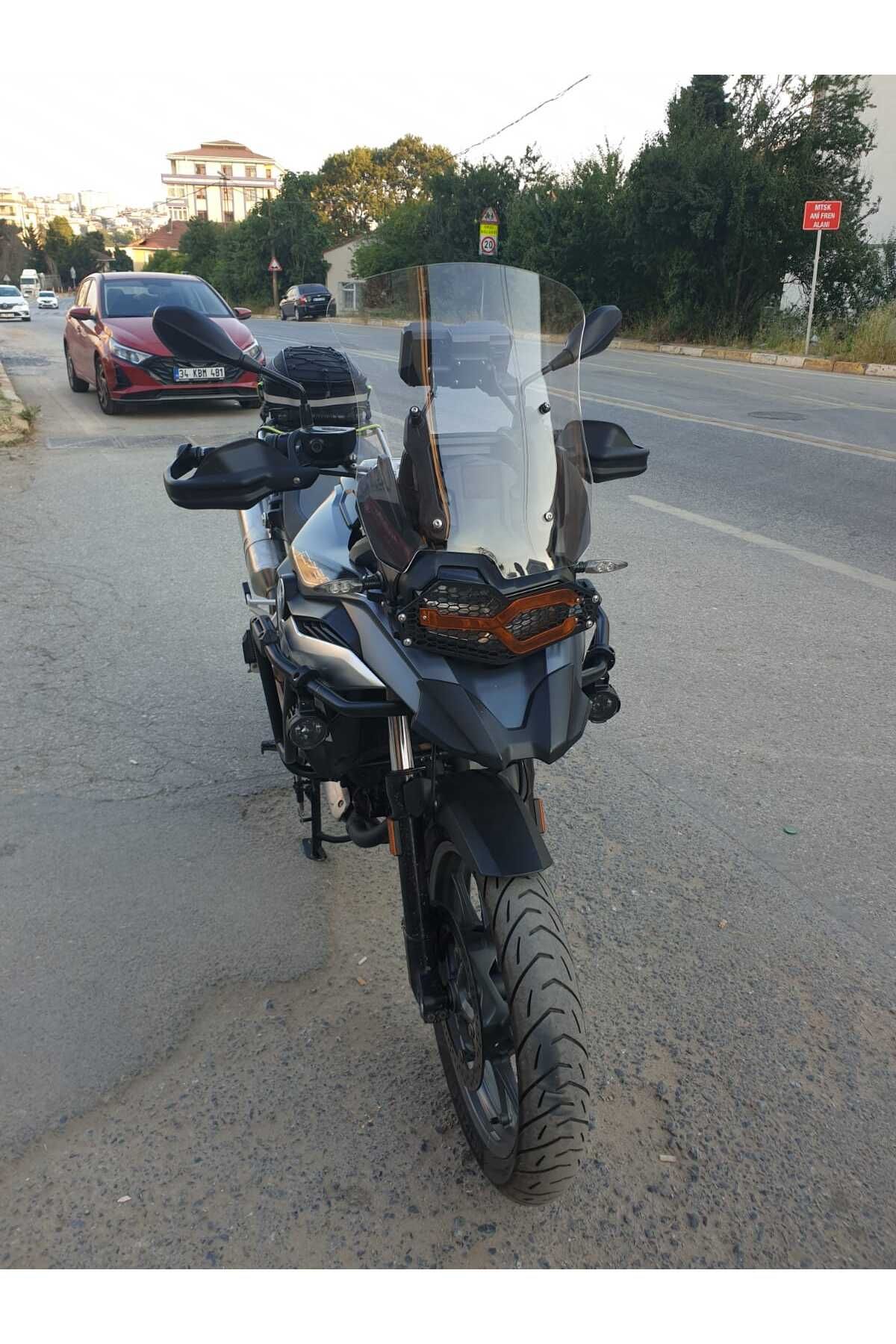 Bmw F750 Siperlik Ön Cam 2018-2023 Model 48cm Şeffaf Renkli 4mm
