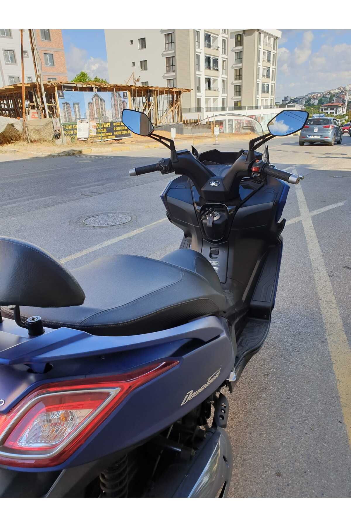 Kymco Downtown 250i Siperlik Ön Cam 2016 2025 Model 61cm Şeffaf Renkli 4mm UZUN CAM