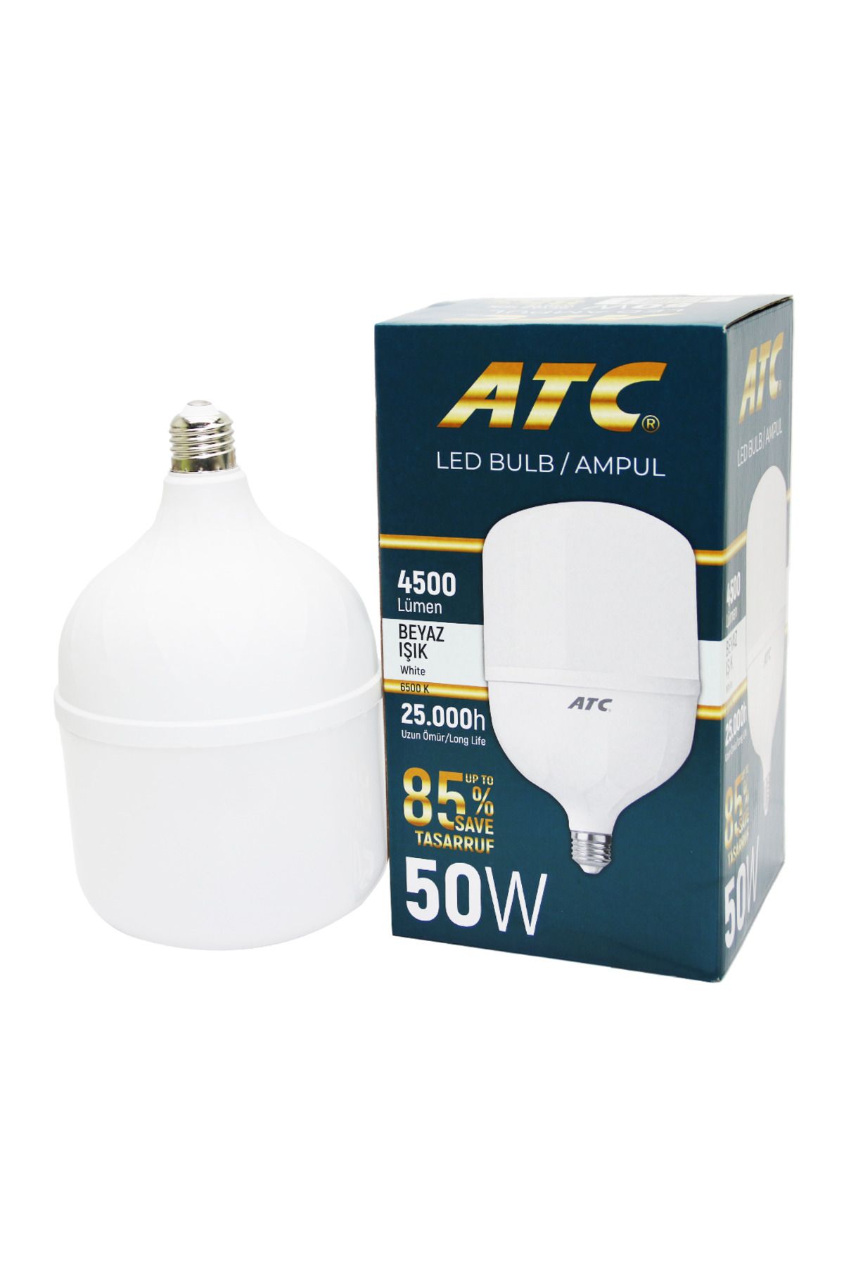 BYR Fırsat Byr 50W Torch Led Bulb Ampul Beyaz E27 (4172) Yeni