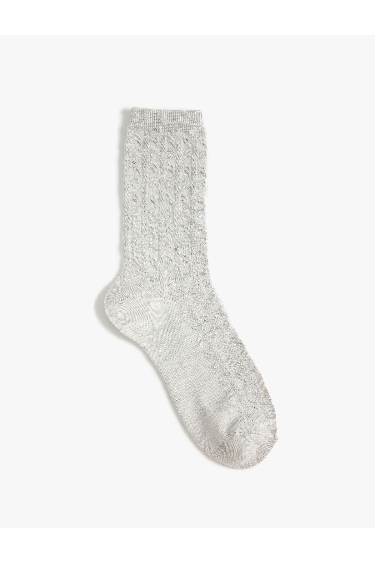 Koton-Textured Basic Socket Socks 2
