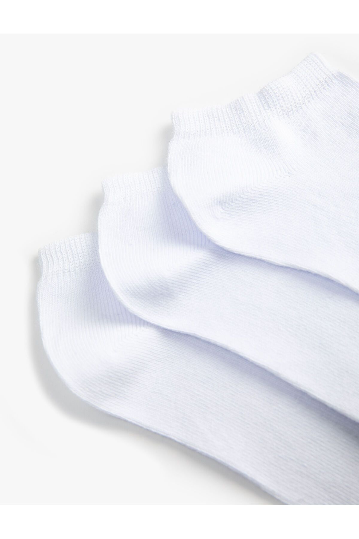 Koton-Set of 3 Basic Booties Socks 3