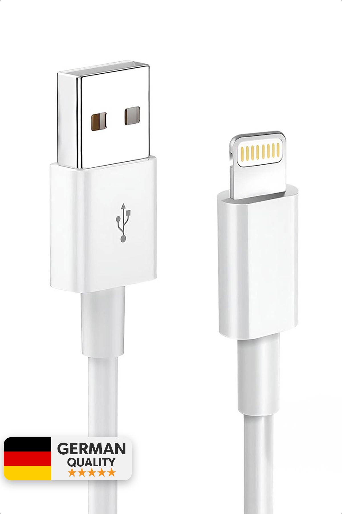 Deji By Woyax Iphone Hızlı Şarj Kablosu Usb To Lightning 6 6s 7 8 X Xs Xr 11 12 13 14 Pro Max Plus Beyaz