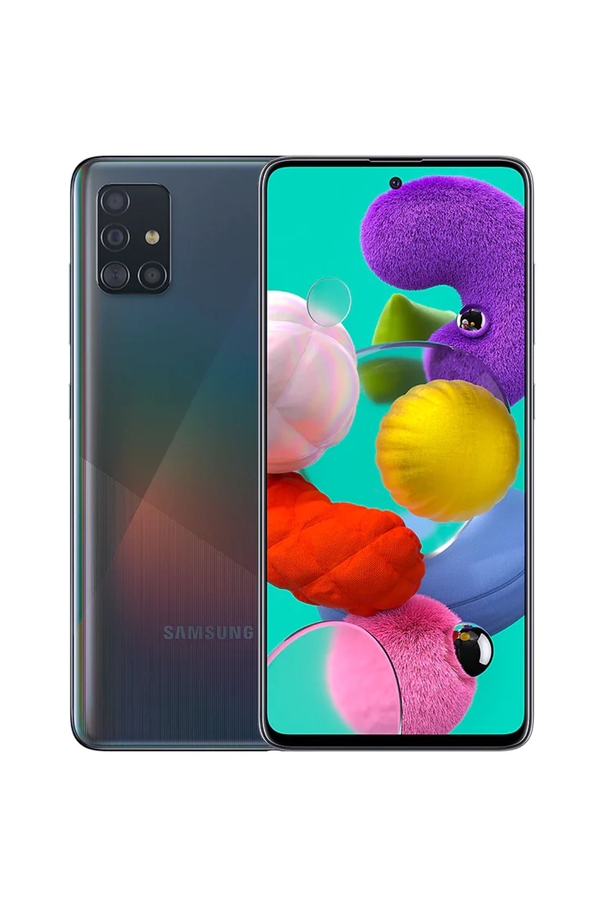 Samsung Yenilenmiş Samsung Galaxy A51 128 GB Siyah Cep Telefonu (12 Ay Garantili) - C Kalite