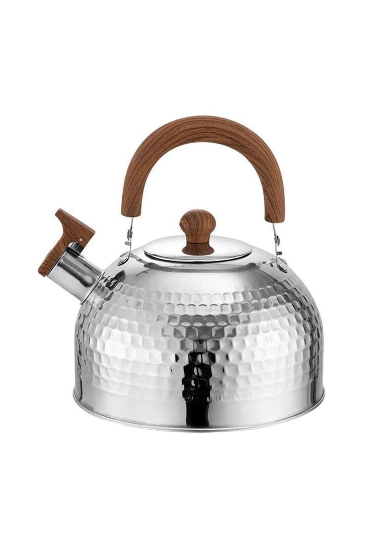 Chavin Çelik Parlak 3000 ml Düdüklü Çaydanlık Su Isıtıcısı cin732khv