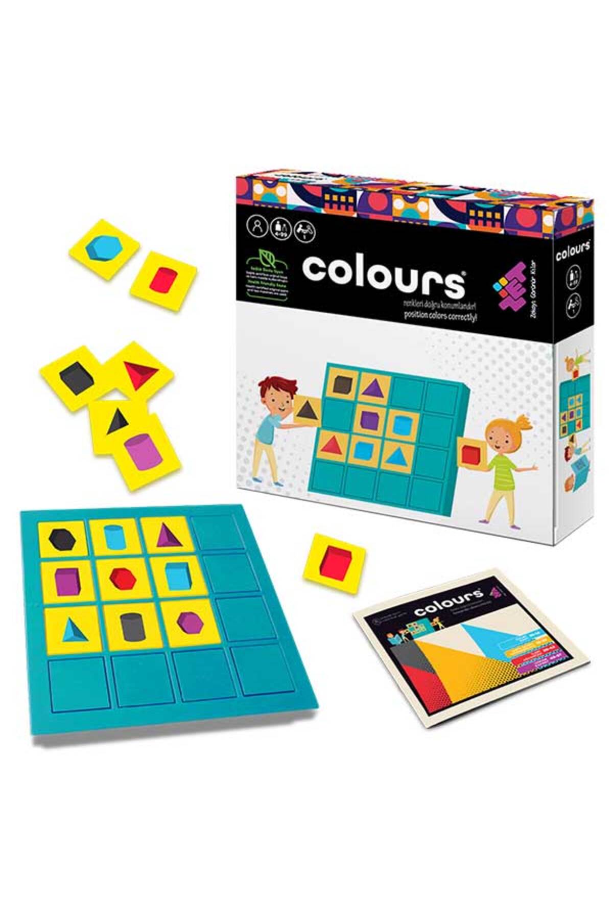 Colours (SUDOKU WITH COLORS) Brain Teaser 4 Years 1 Player