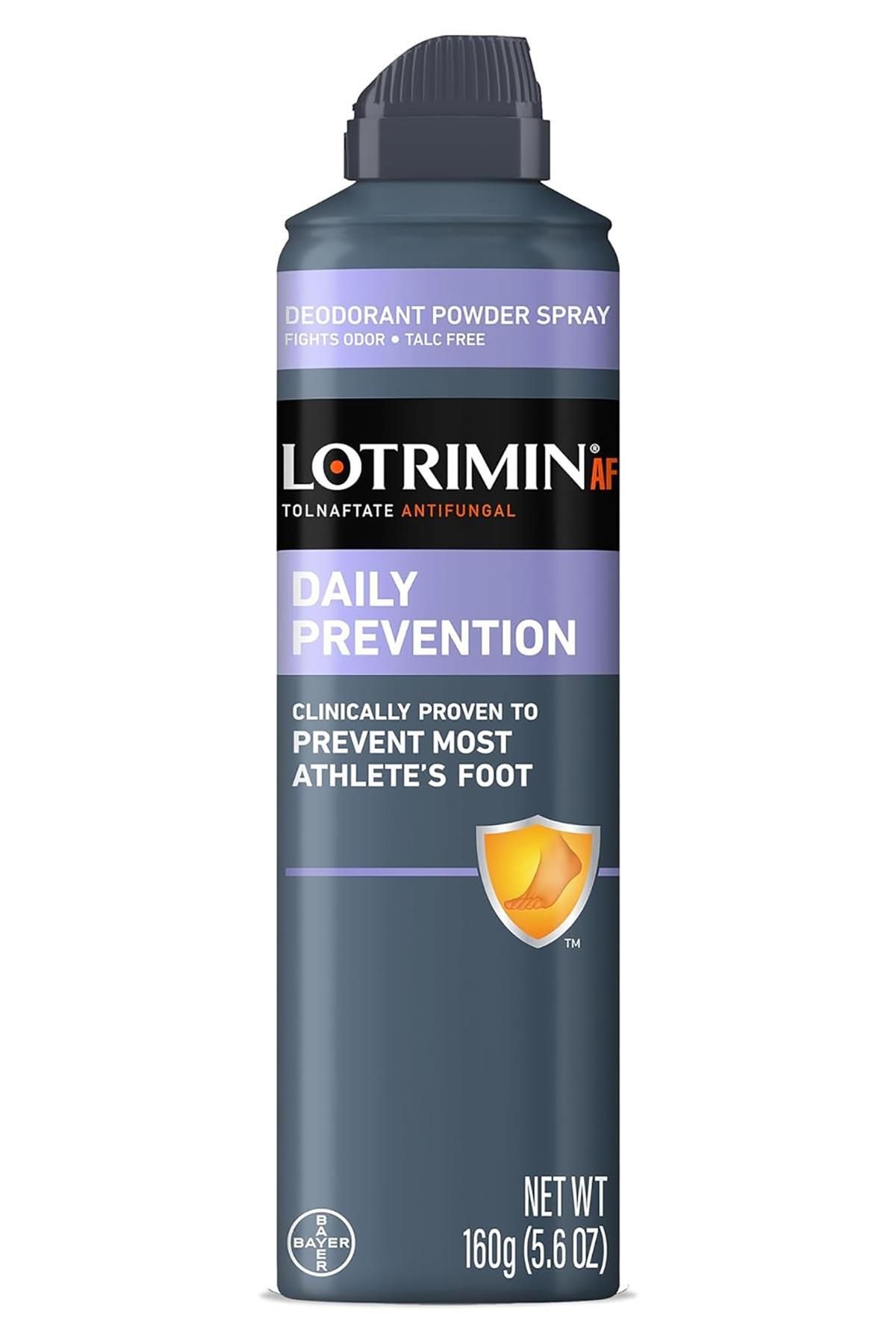 Lotrimin Deodorant Powder Spray Daily Prevention 160GR