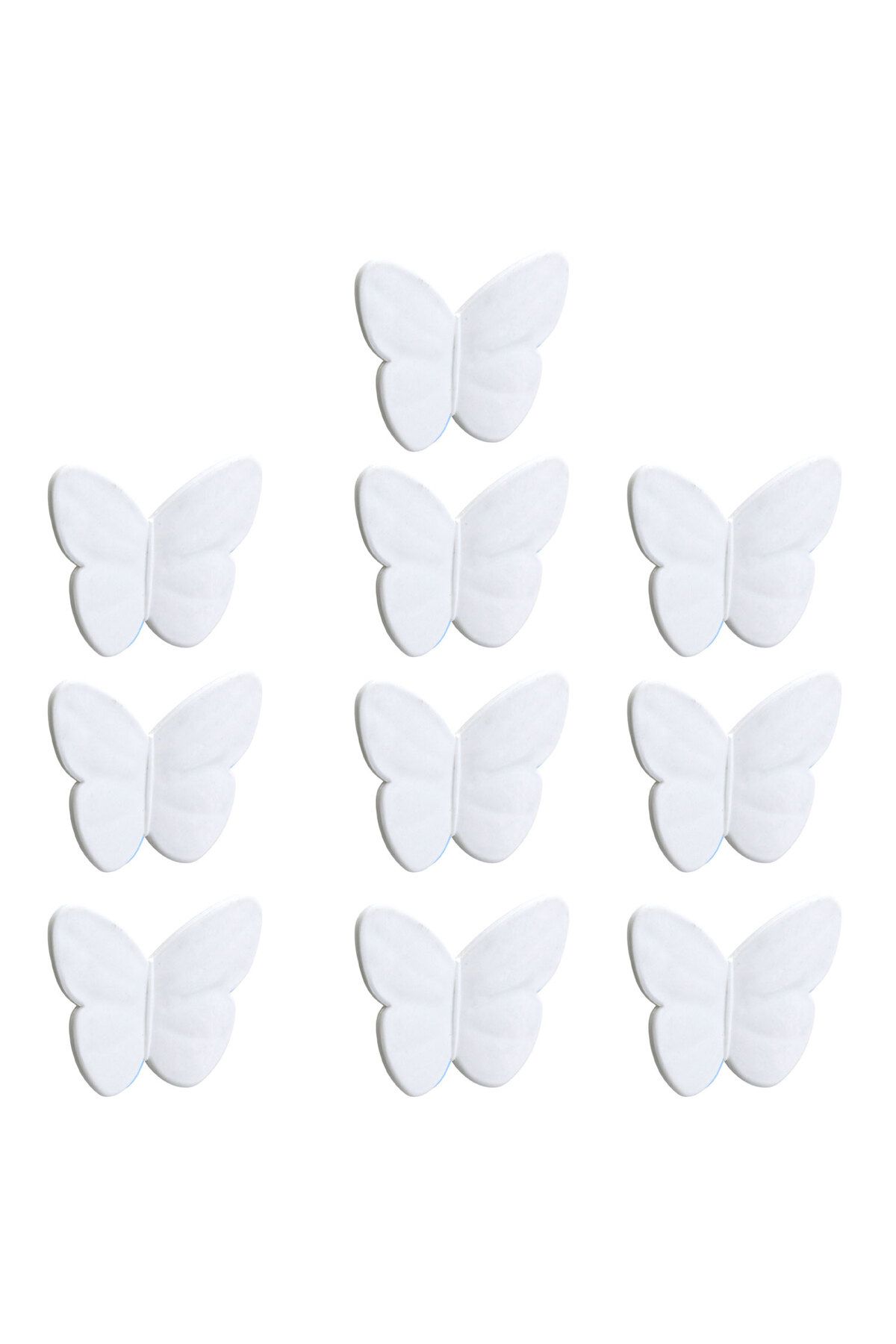 Badem10-Plastic Fluture Alb 10 Buc Camera Copii Fata Baiet Dulap Mobilier Bucatarie Mâner Sertar 8