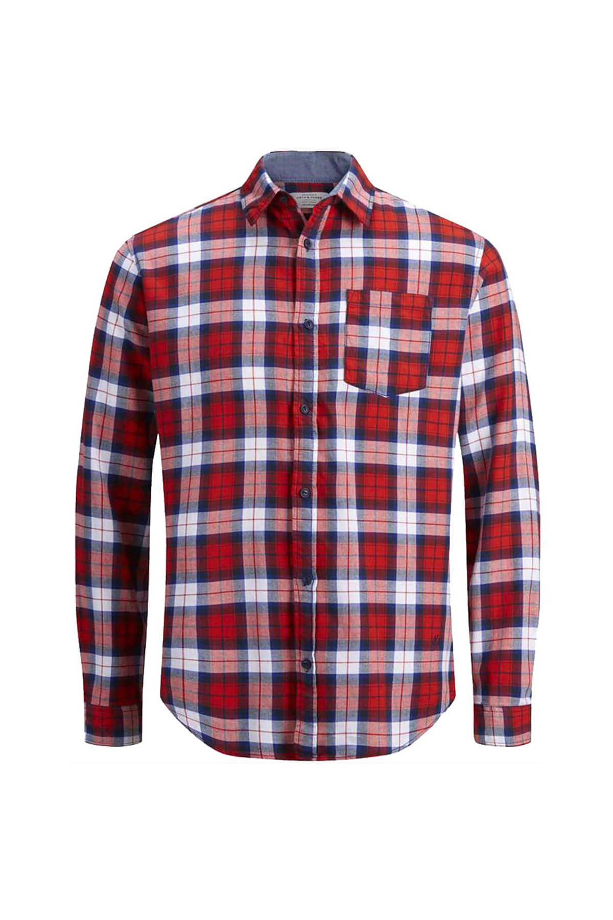 Jack & Jones Erkek Gömlek 12144695-fıery-red