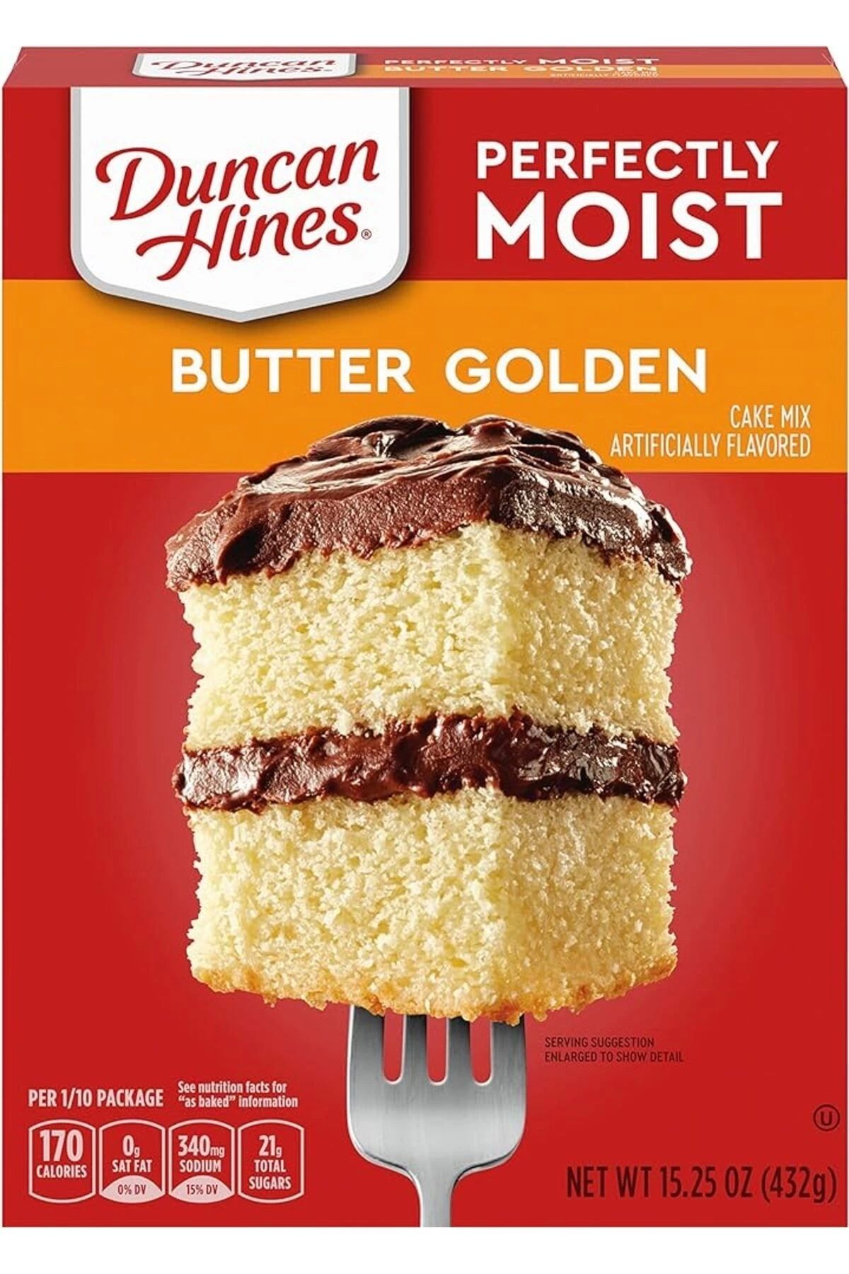 DUNCAN Hines Butter Golden Cake Mix Kek 432 ml