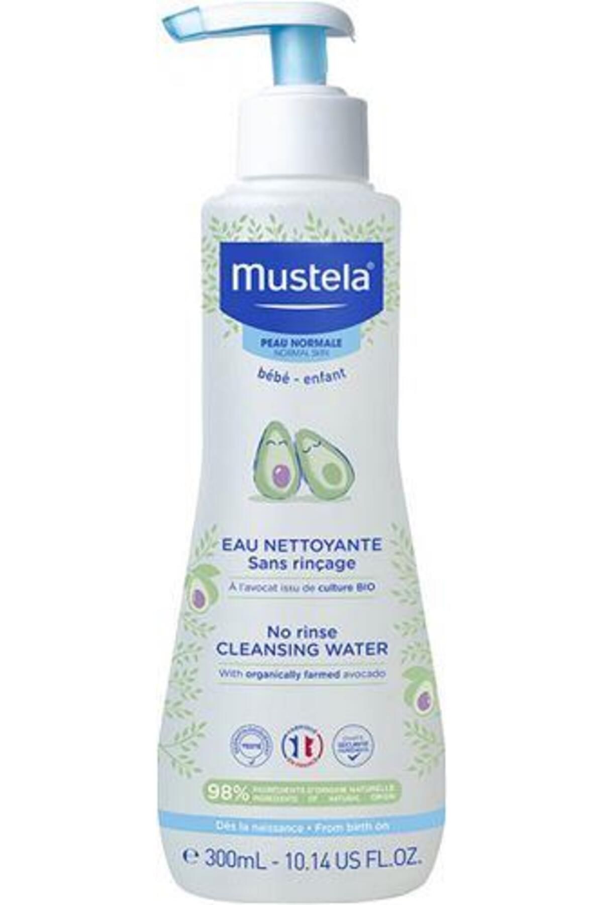 Mustela Çok Hassas Ciltler Için Durulama Gerektirmeyen Temizleme Sıvısı 300 ml