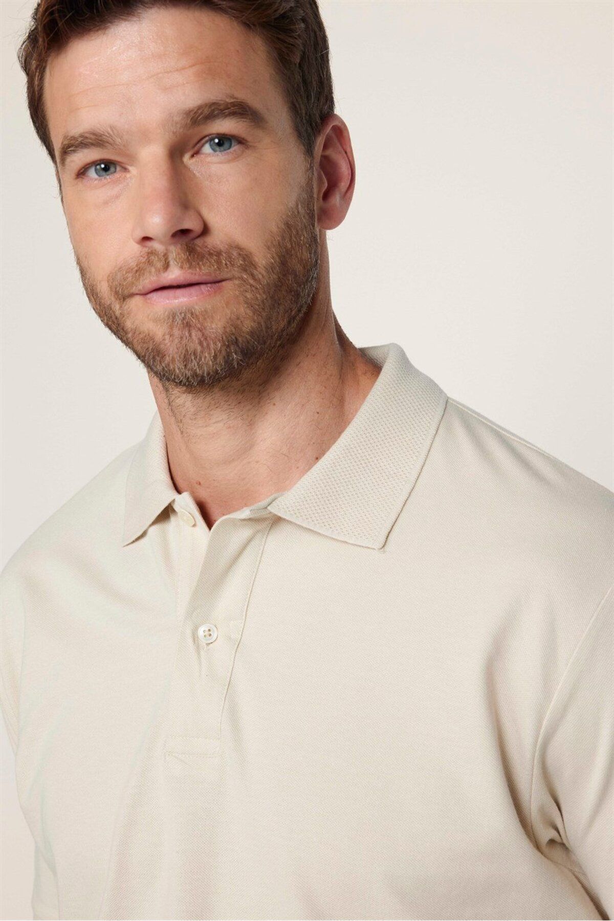 Tudors-Men's Regular Fit Classic Cut 100% Cotton Plain Pique Mink Jacquard Lapel T-Shirt 3
