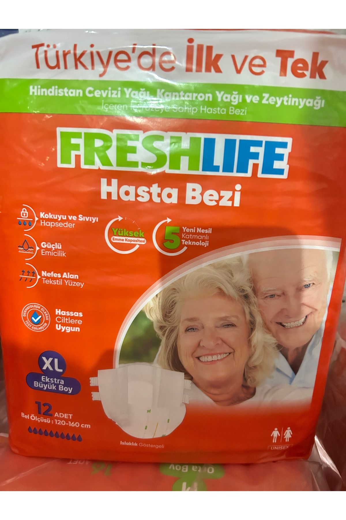 Freshlife Fresh Life Bel Bantlı Hasta Bezi XL 12 Adet