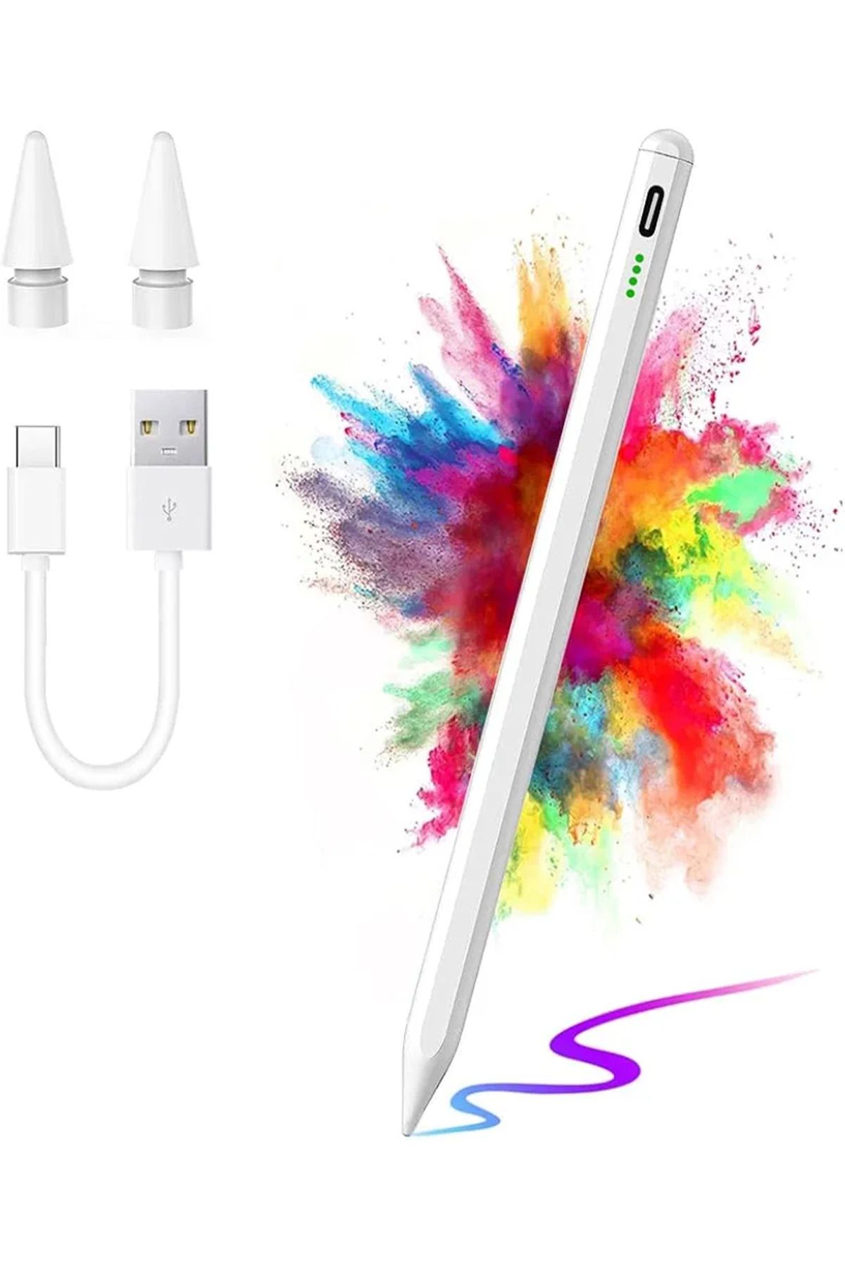 Fogy Apple İpad Air 13 2024 Için Avuç Içi Reddetmeli Dokunmatik Kalem Özel Active Stylus