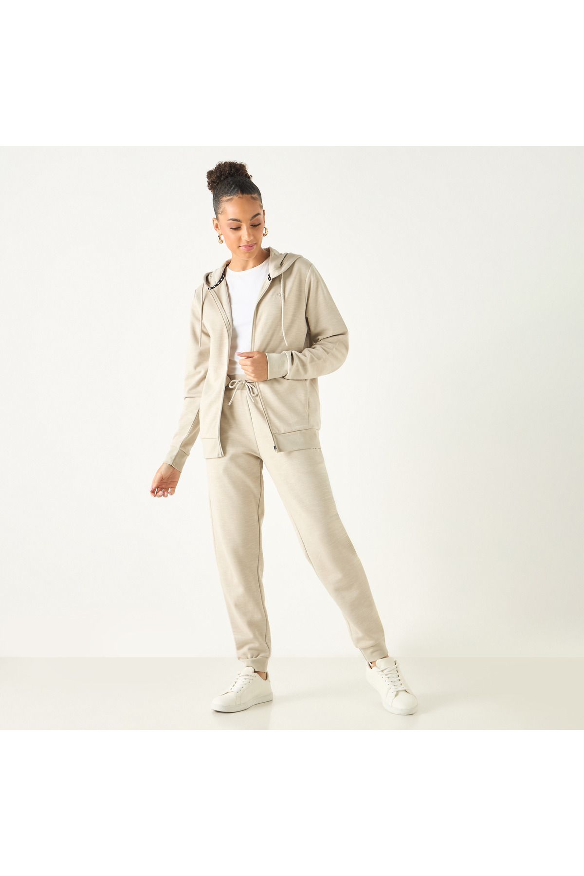 Kappa-Drawstring Closure Joggers With Pockets 2