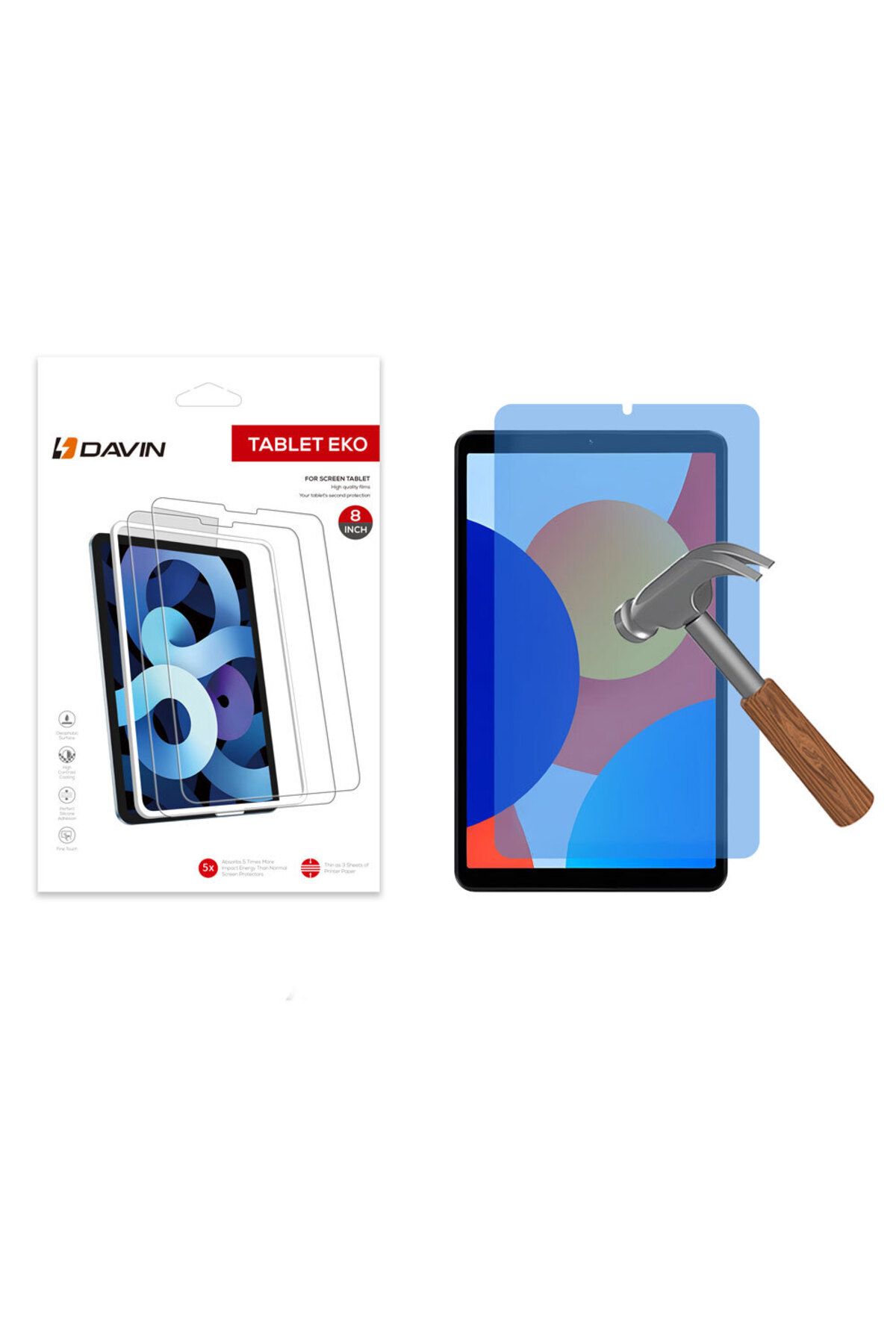 Tılsım Tekno Xiaomi Redmi Pad SE 8.7 Uyumlu Davin Tablet Nano Ekran Koruyucu-Şeffaf