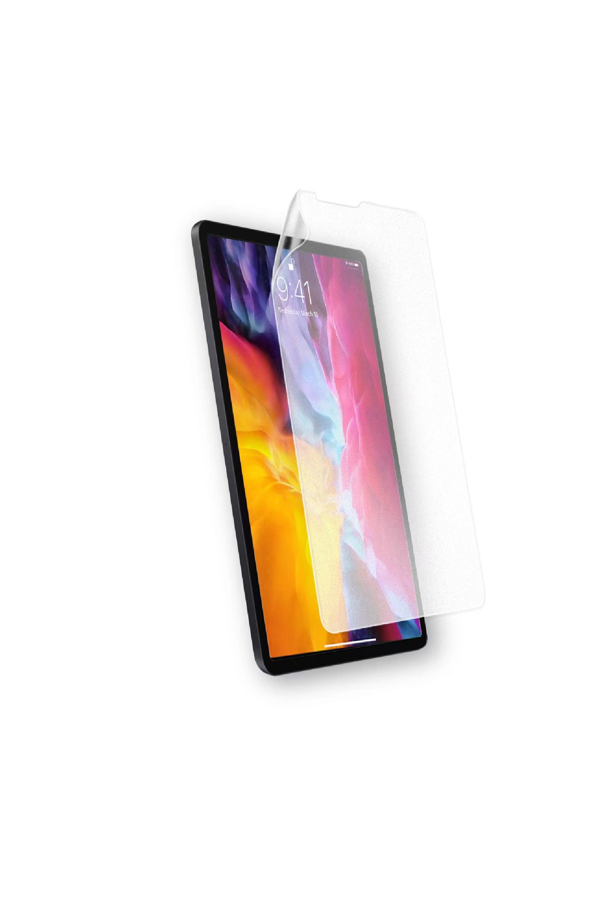 Çarçur iPad Pro 11 2018 Kağıt Hisli Mat Uyumlu Davin Paper Like Tablet Ekran Koruyucu-Renksiz