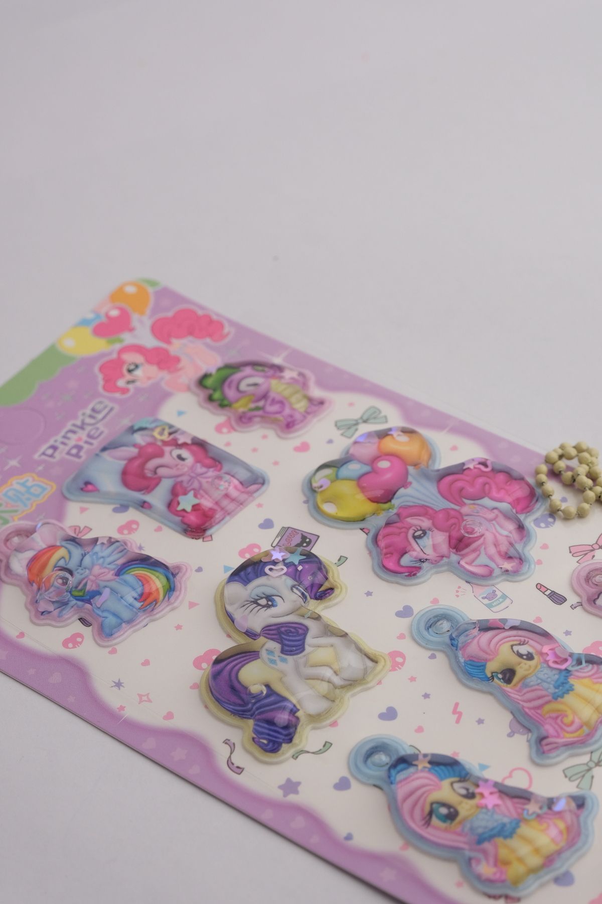 Snailtoys-My Little Pony Big Sticker Set - Twilight Applejack Rainbow Dash Pinkie Pie Rarity Fluttershy 3